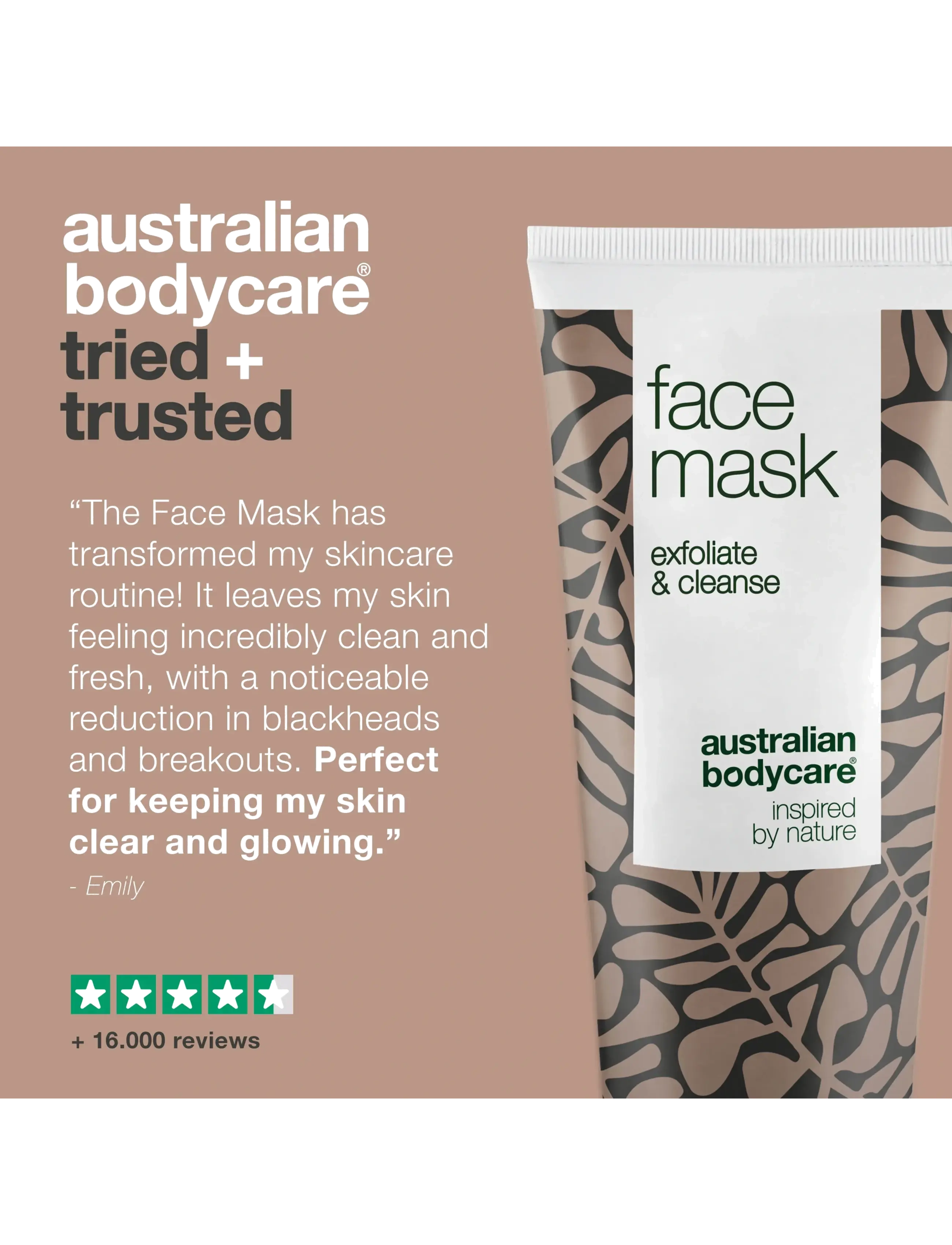 Australian Bodycare - Face Mask for pimples & blackheads - 100 ml - peeling masker - no color - 5