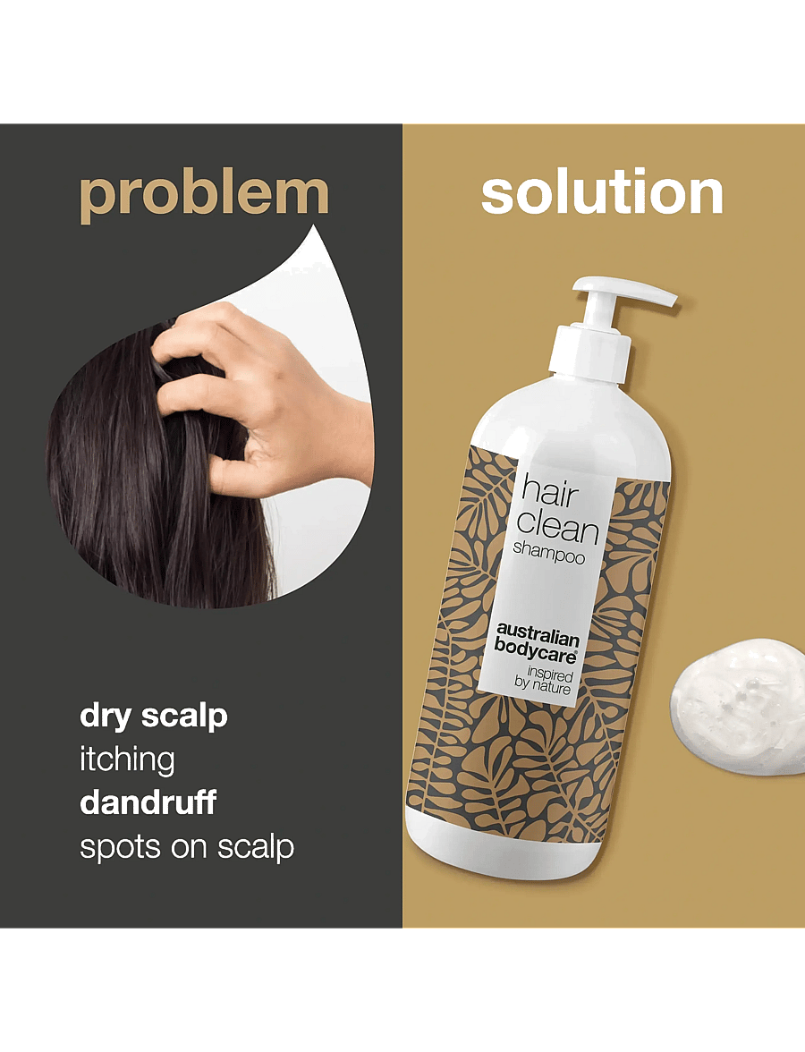 Australian Bodycare - Hair Clean shampoo for dandruff and itchy scalp - 1000 ml - shampoo - no color - 1