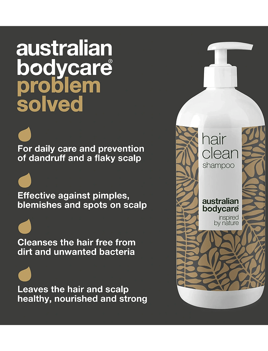 Australian Bodycare - Hair Clean shampoo for dandruff and itchy scalp - 1000 ml - shampoo - no color - 2