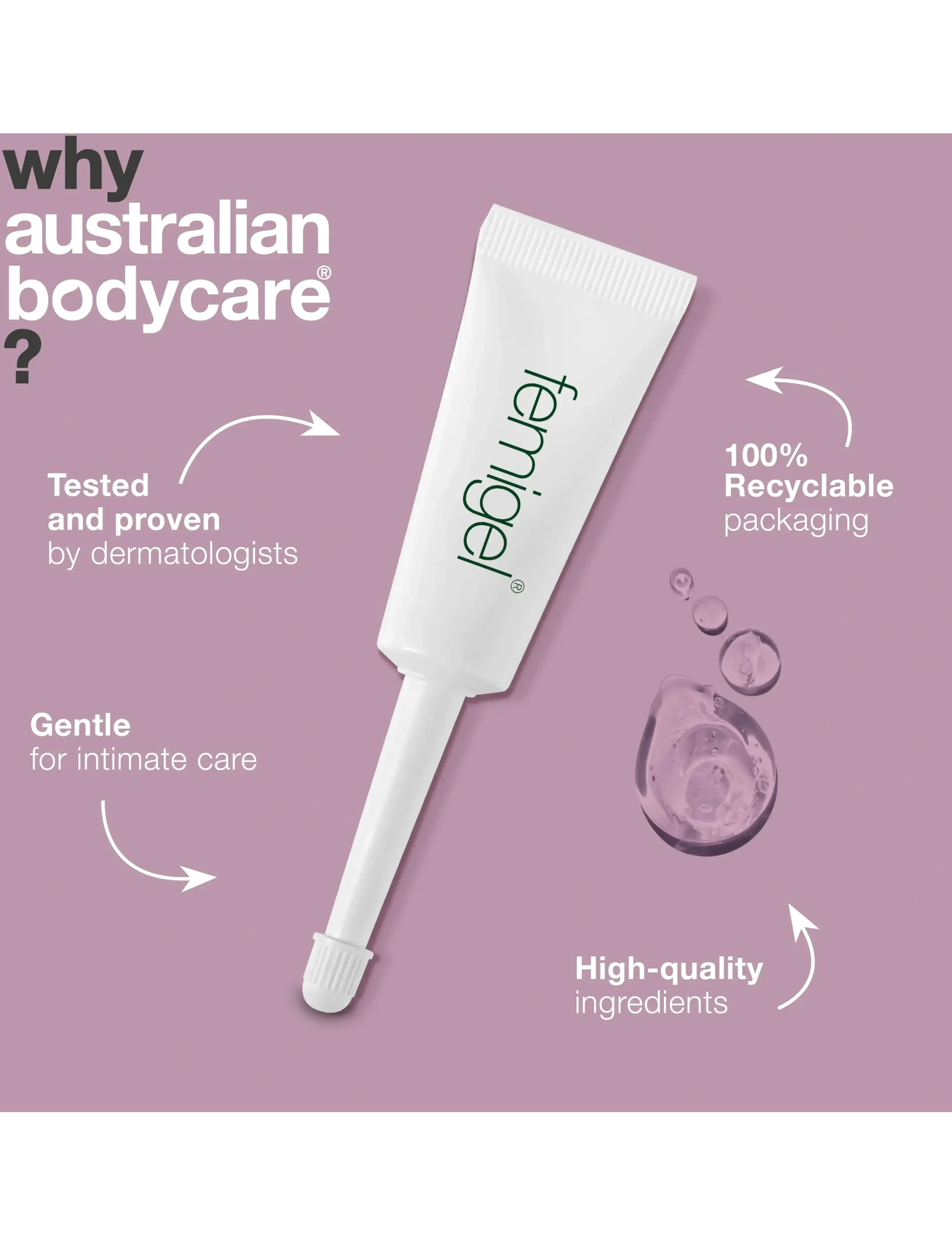 Australian Bodycare - Femigel 5*7ml - intimvask - clear - 3