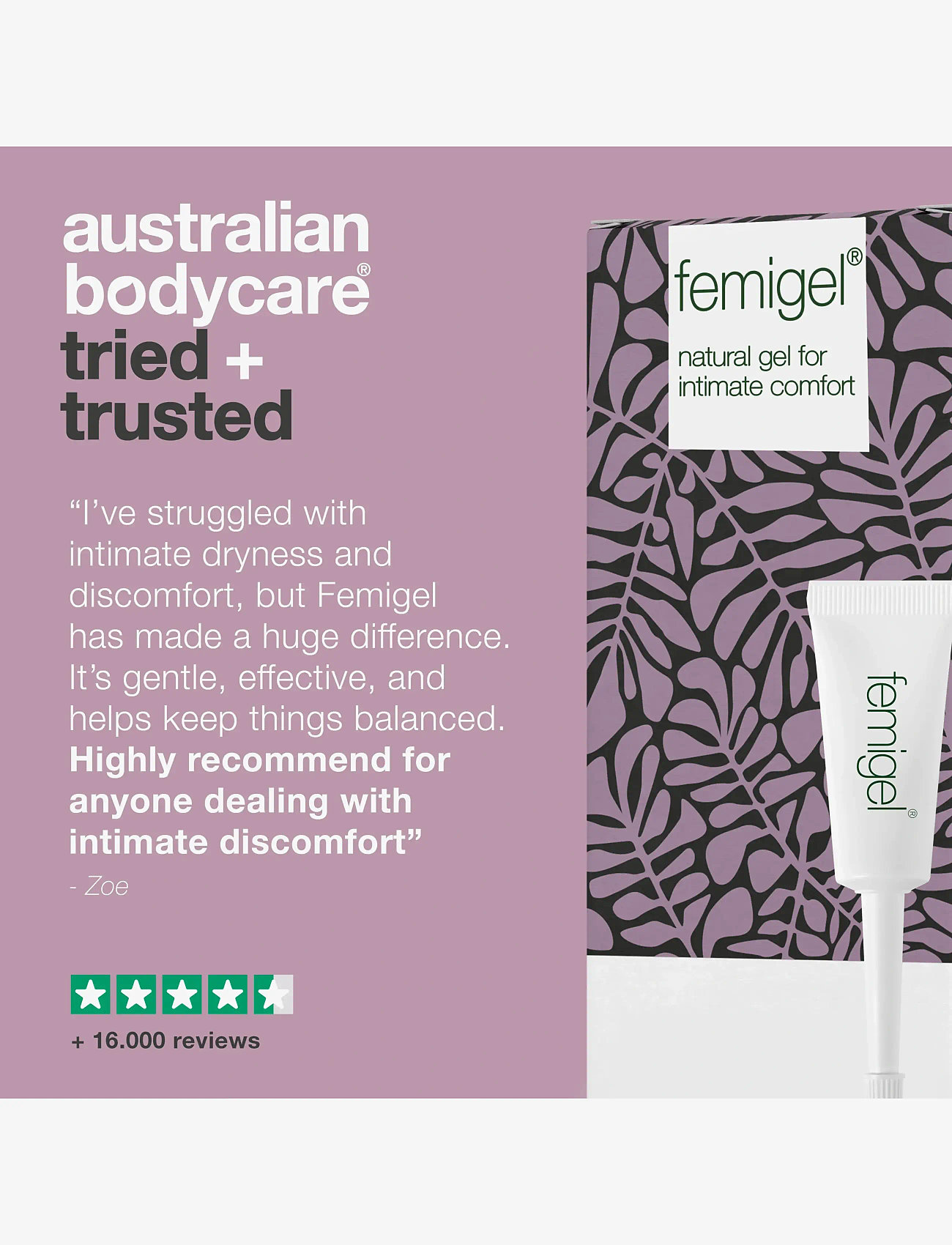 Australian Bodycare - Femigel 5*7ml - intimate wash - clear - 4