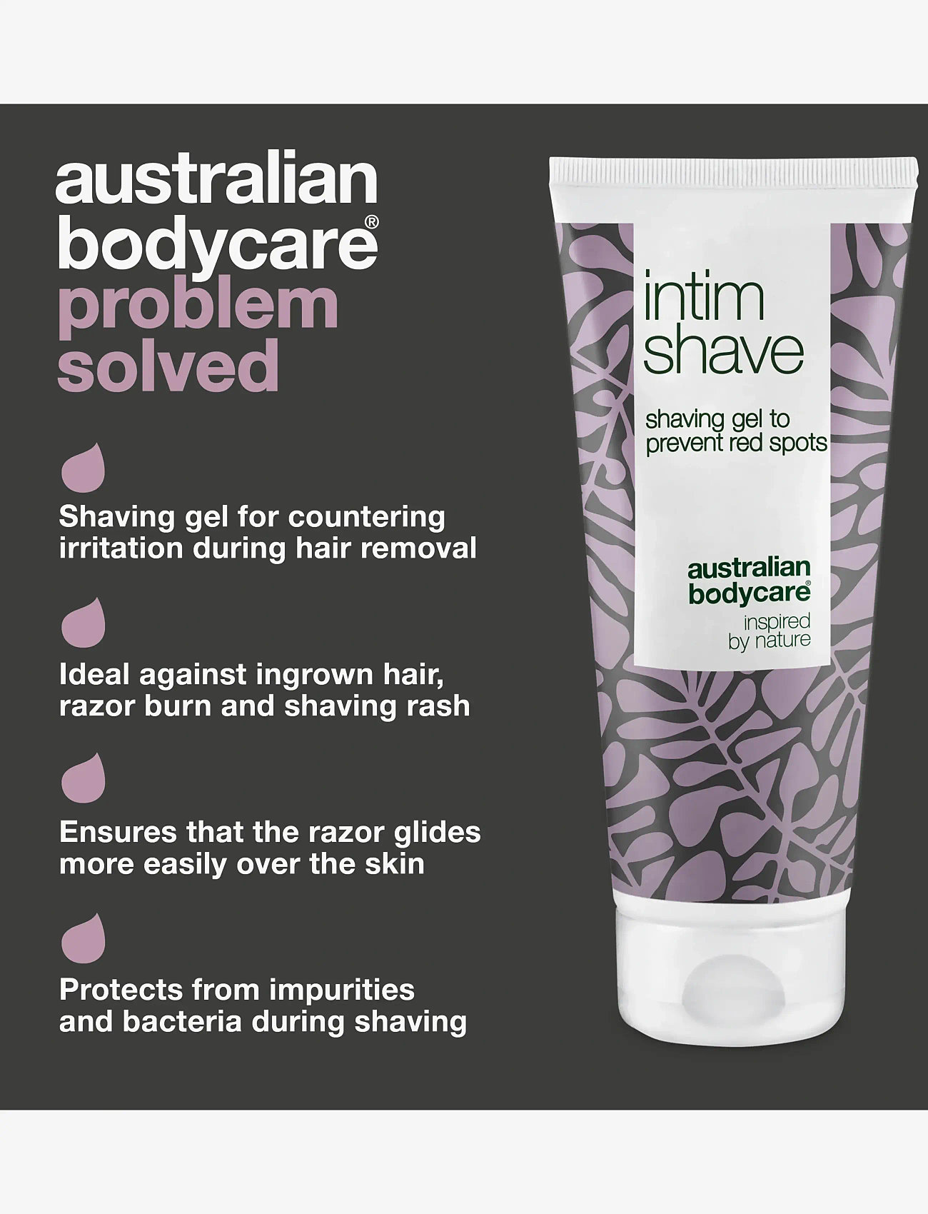 Australian Bodycare - Intim Shave - shave gel against red spots - 100 ml - inför solen - no color - 3