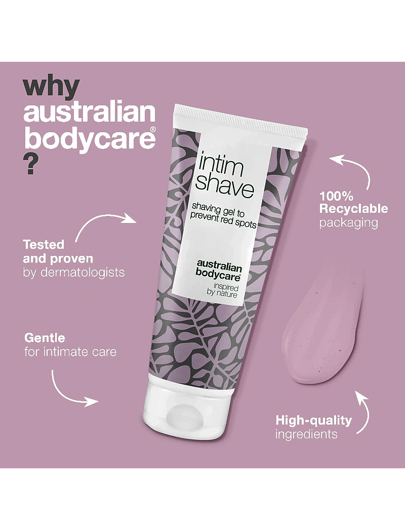Australian Bodycare - Intim Shave - shave gel against red spots - 100 ml - päevitamiseelne - no color - 4