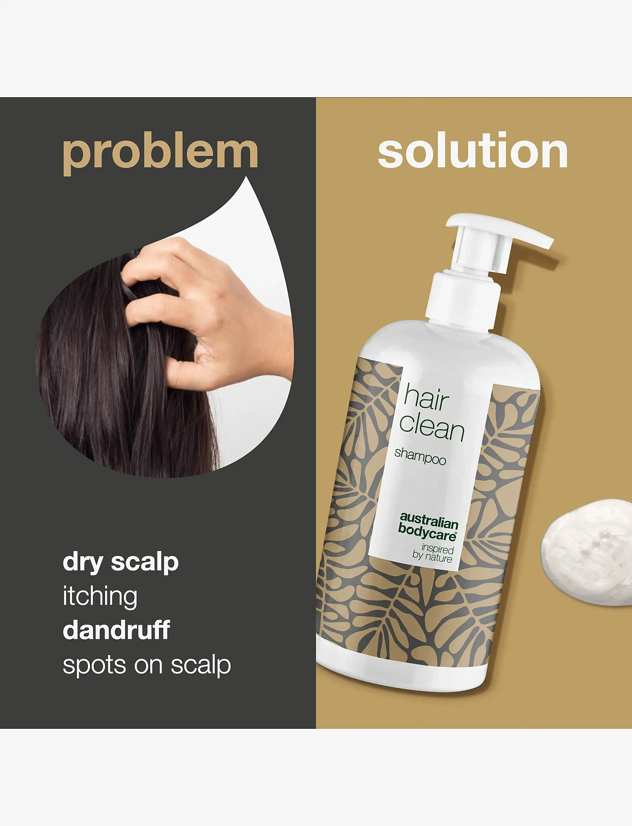 Australian Bodycare - Hair Clean shampoo for dandruff and itchy scalp -  500 ml - hårpleje - clear - 2