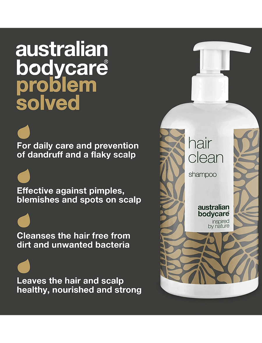 Australian Bodycare - Hair Clean shampoo for dandruff and itchy scalp - 500 ml - shampoo - clear - 3