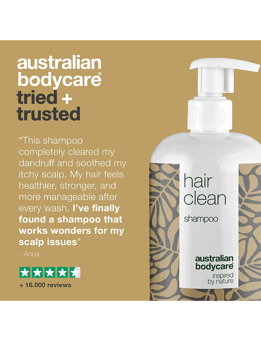 Australian Bodycare - Hair Clean shampoo for dandruff and itchy scalp - 500 ml - shampoo - clear - 5