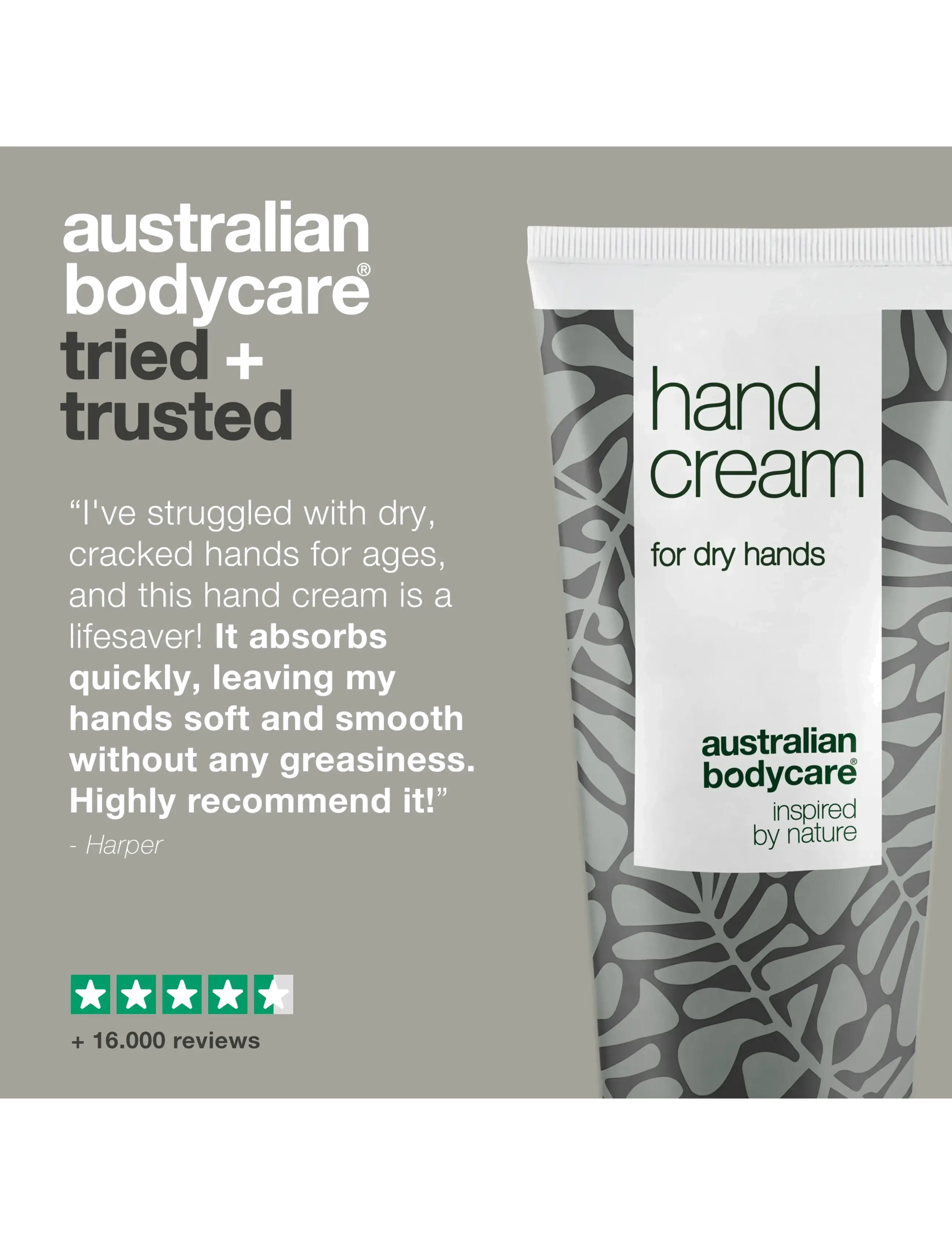 Australian Bodycare - Hand Cream for dry skin on hands - 100 ml - håndcremer - no color - 5