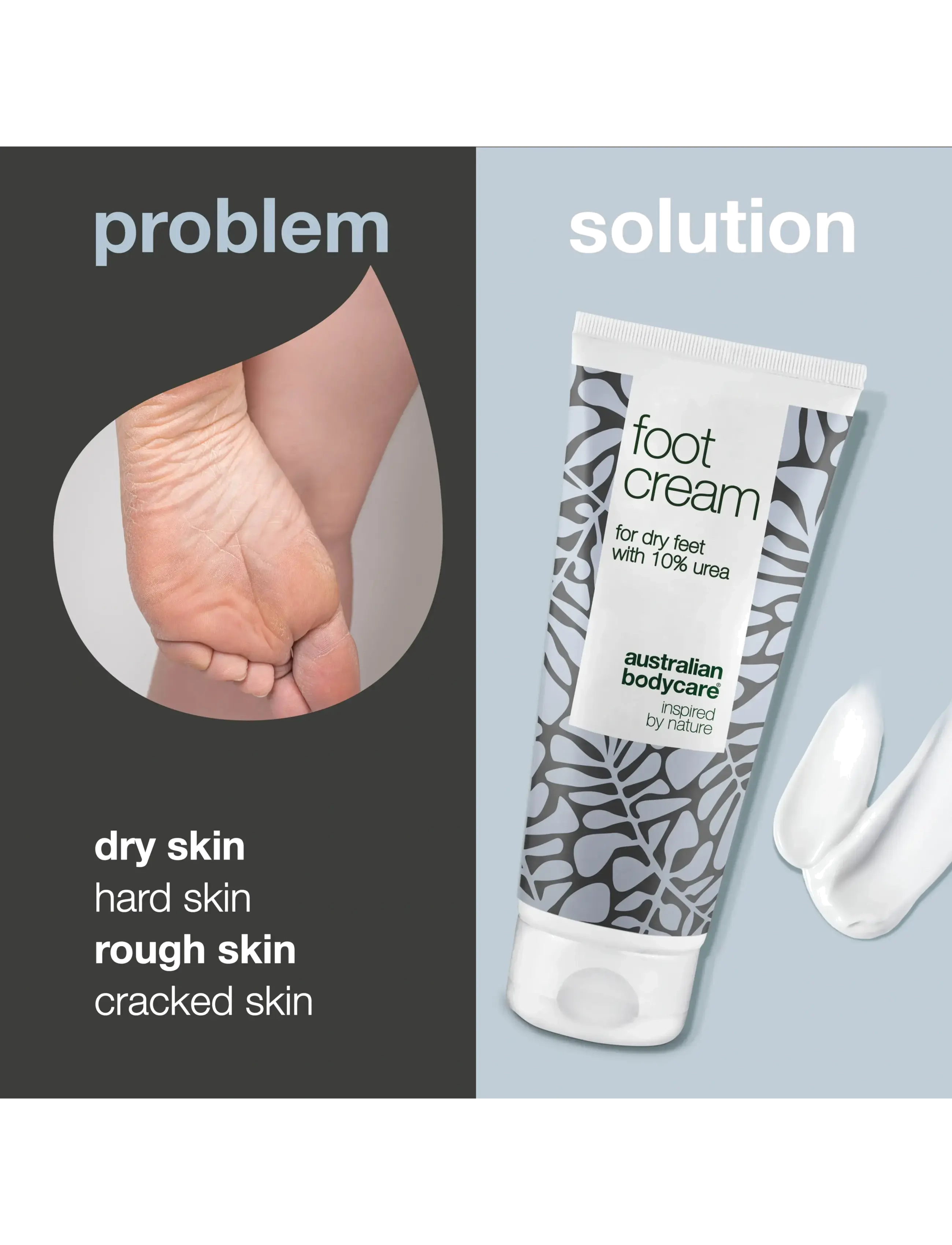 Australian Bodycare - Foot Cream 100 ml - håndcremer & fodcremer - clear - 1