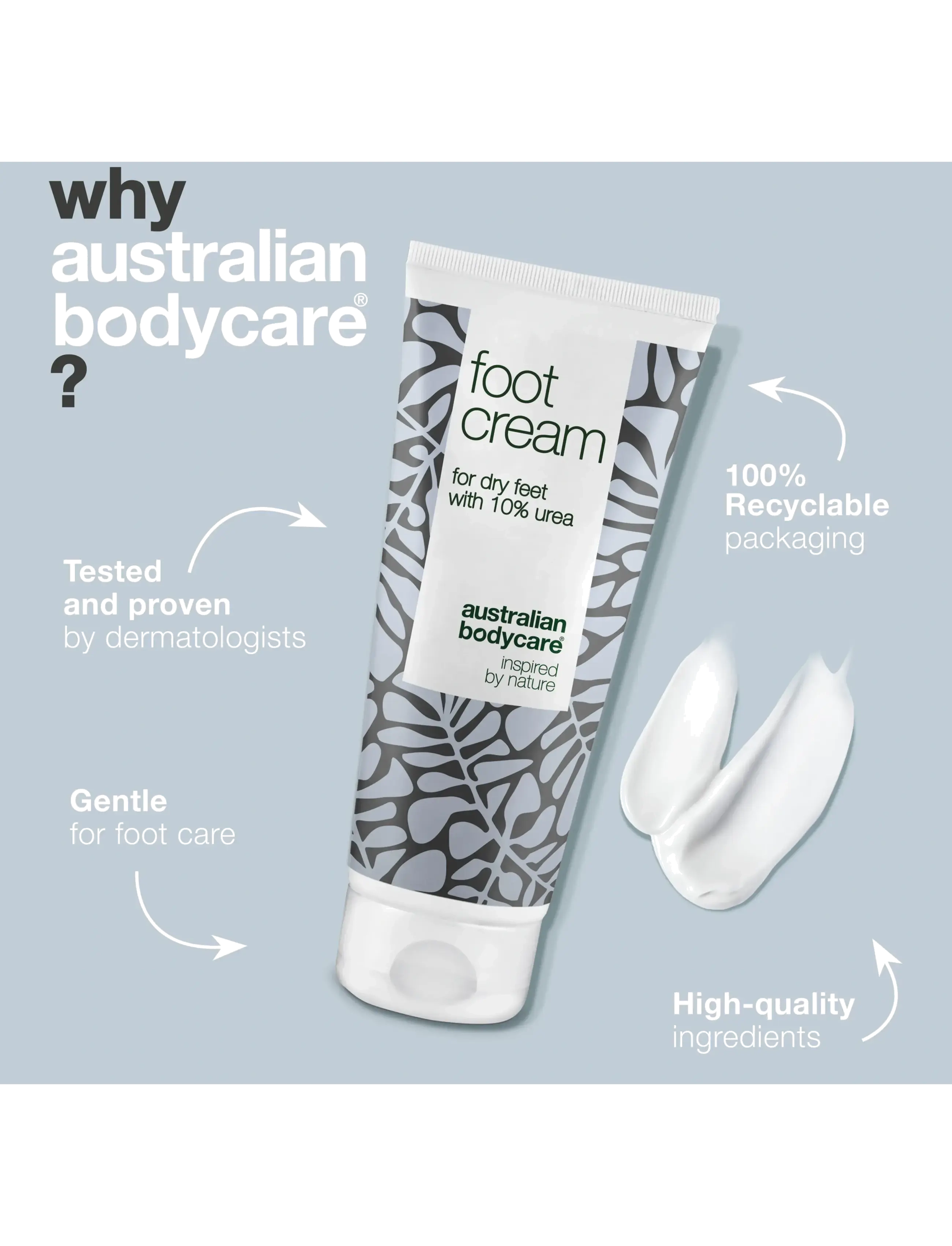 Australian Bodycare - Foot Cream 100 ml - håndcremer & fodcremer - clear - 3
