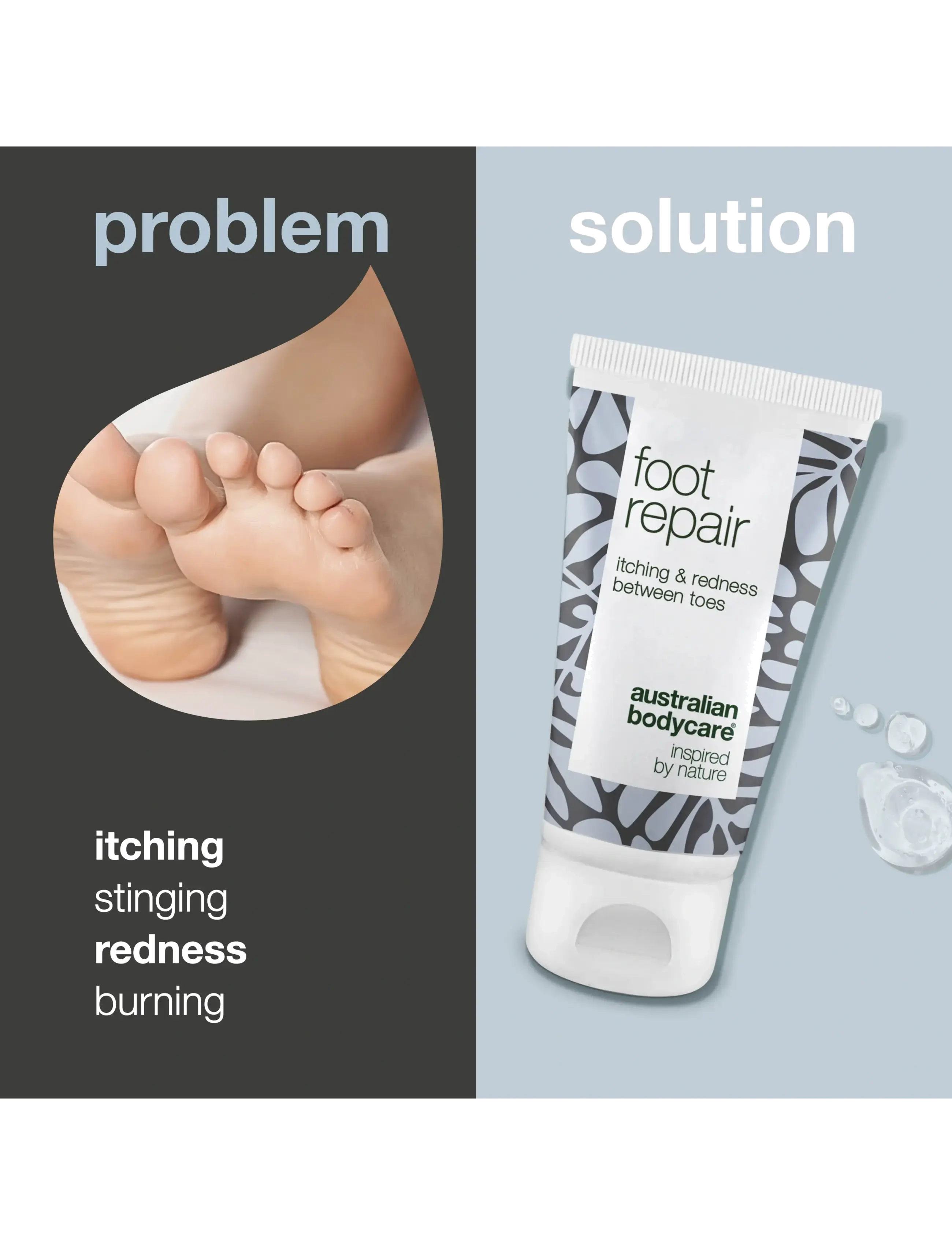 Australian Bodycare - Foot Repair 50 ml - käsi- & jalkavoiteet - clear - 1