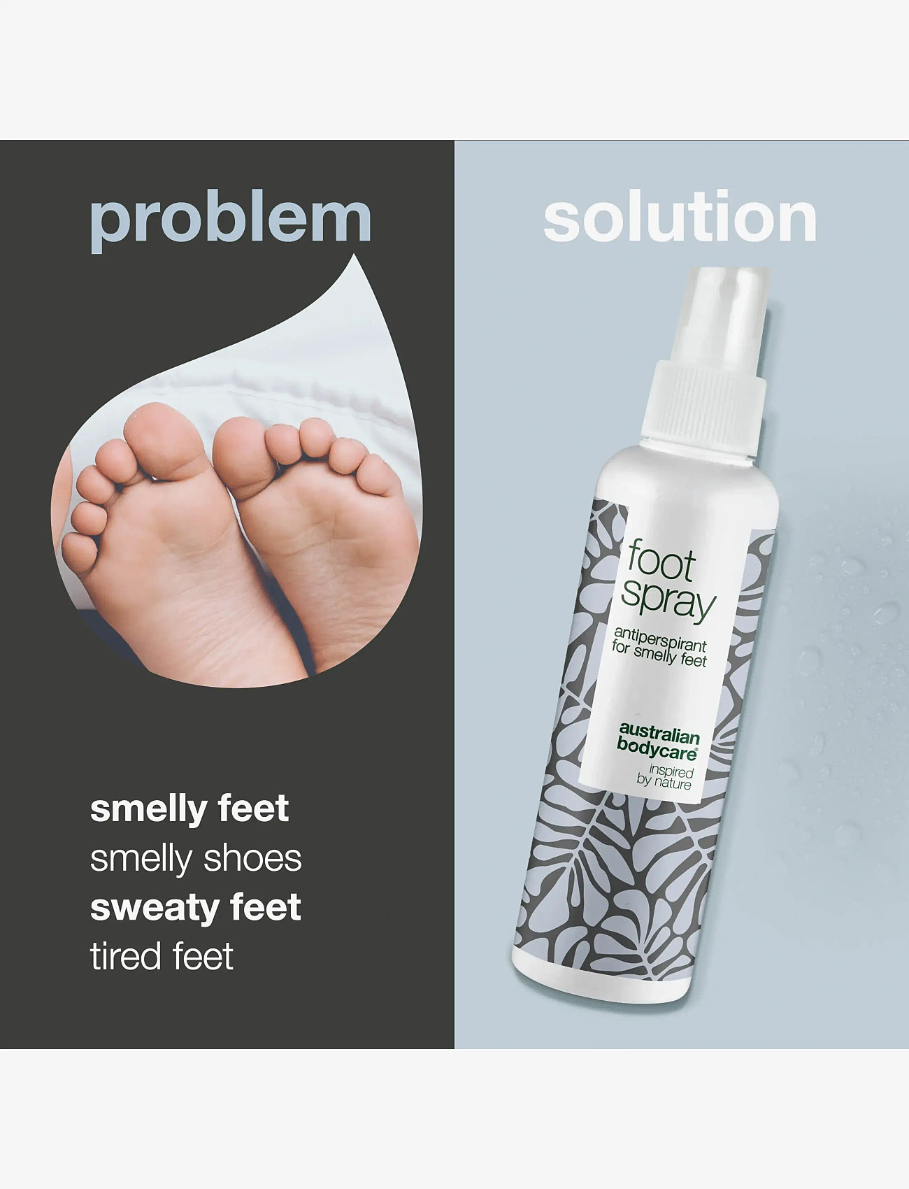 Australian Bodycare - Foot Spray 150 ml - håndcremer & fodcremer - clear - 1
