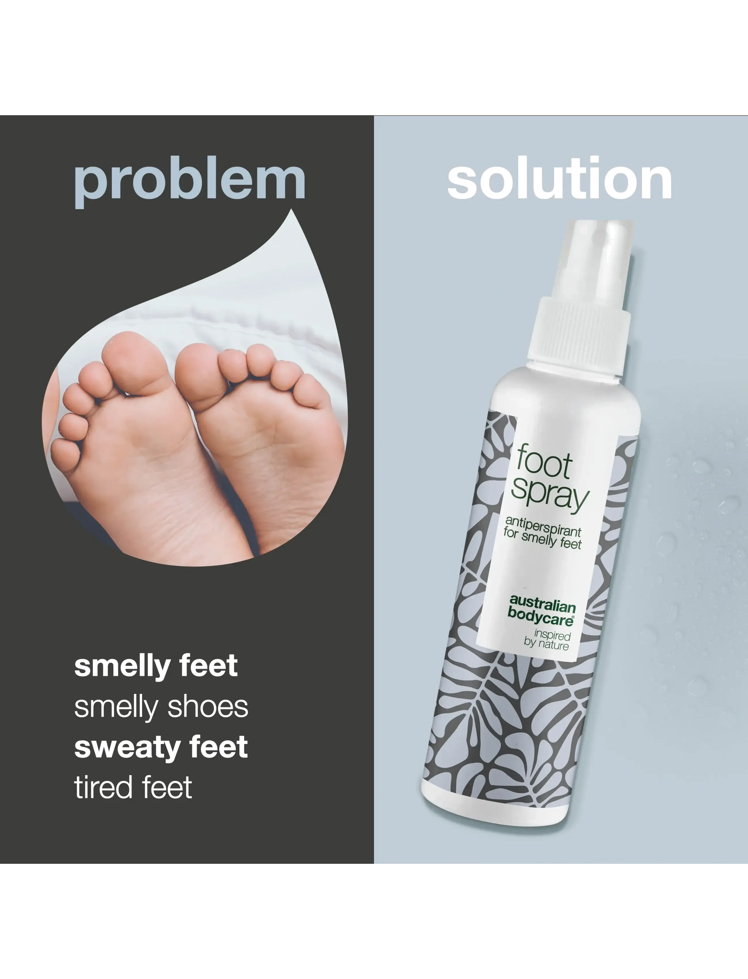 Australian Bodycare - Foot Spray 150 ml - håndcremer & fodcremer - clear - 1