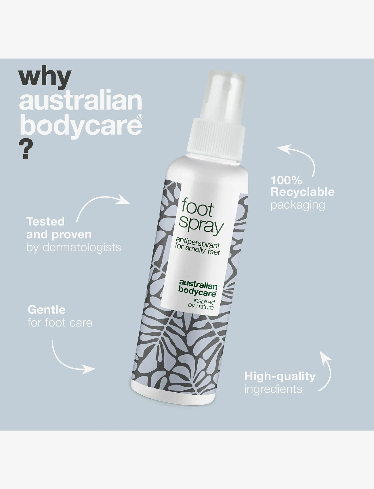 Australian Bodycare - Foot Spray 150 ml - håndcremer & fodcremer - clear - 3