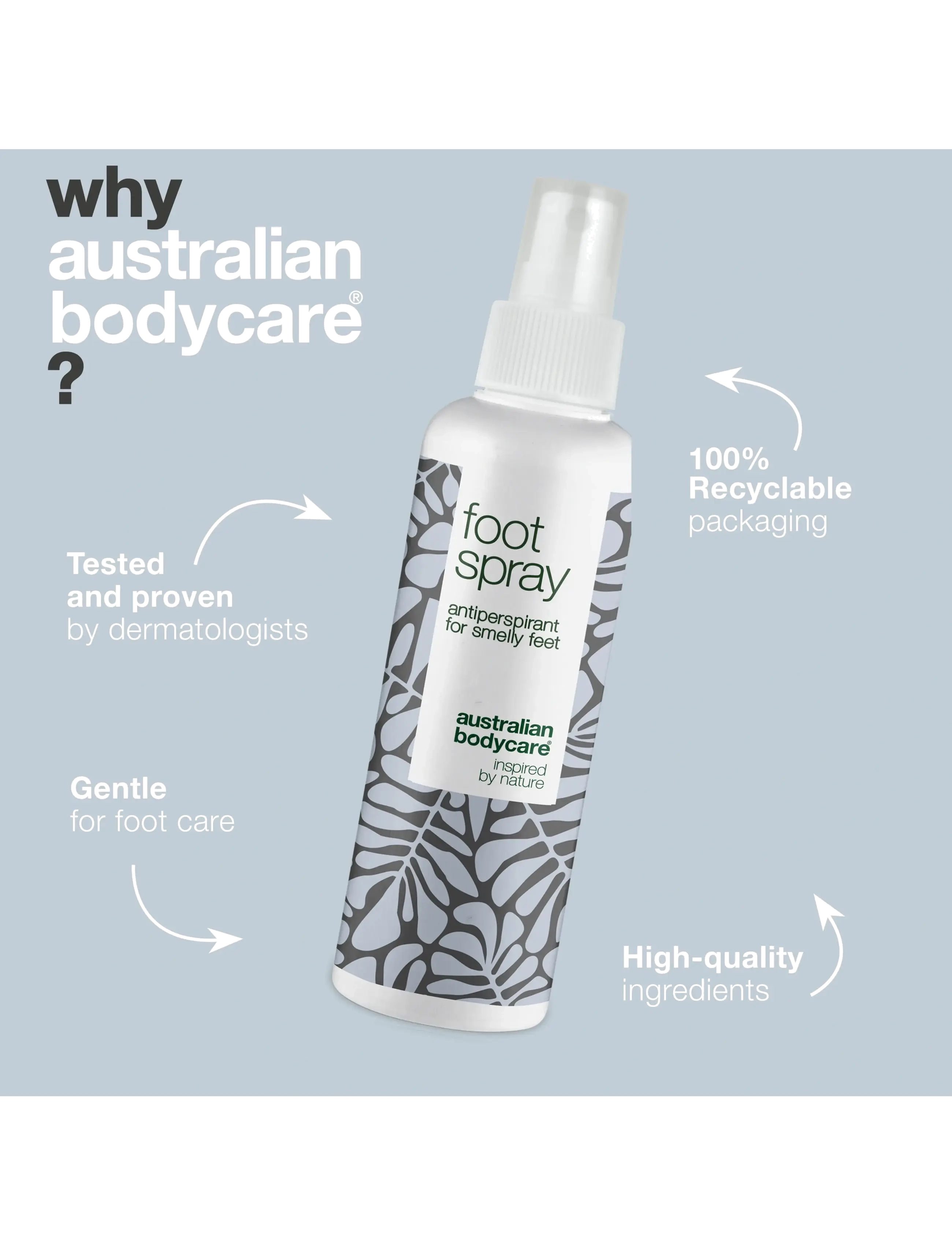 Australian Bodycare - Foot Spray 150 ml - håndcremer & fodcremer - clear - 3