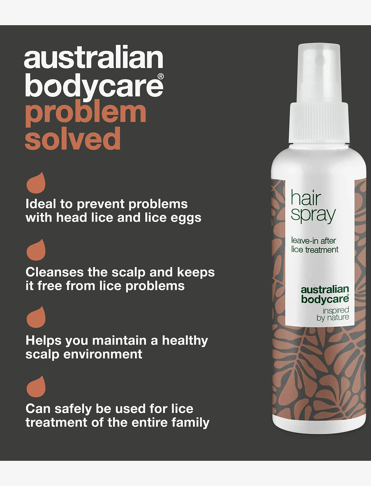 Australian Bodycare - Hair Spray 150 ml - hårbehandlinger - clear - 2
