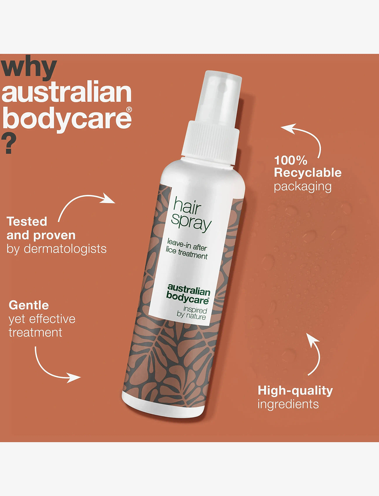 Australian Bodycare - Hair Spray 150 ml - hårbehandlinger - clear - 3