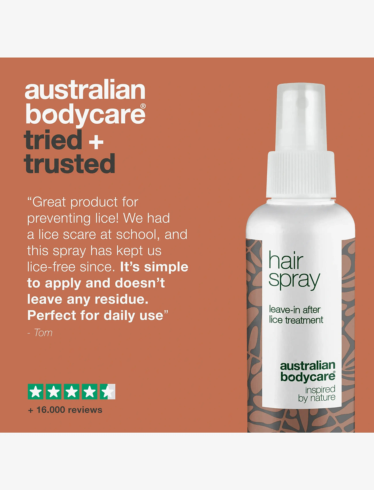 Australian Bodycare - Hair Spray 150 ml - hårbehandlinger - clear - 4