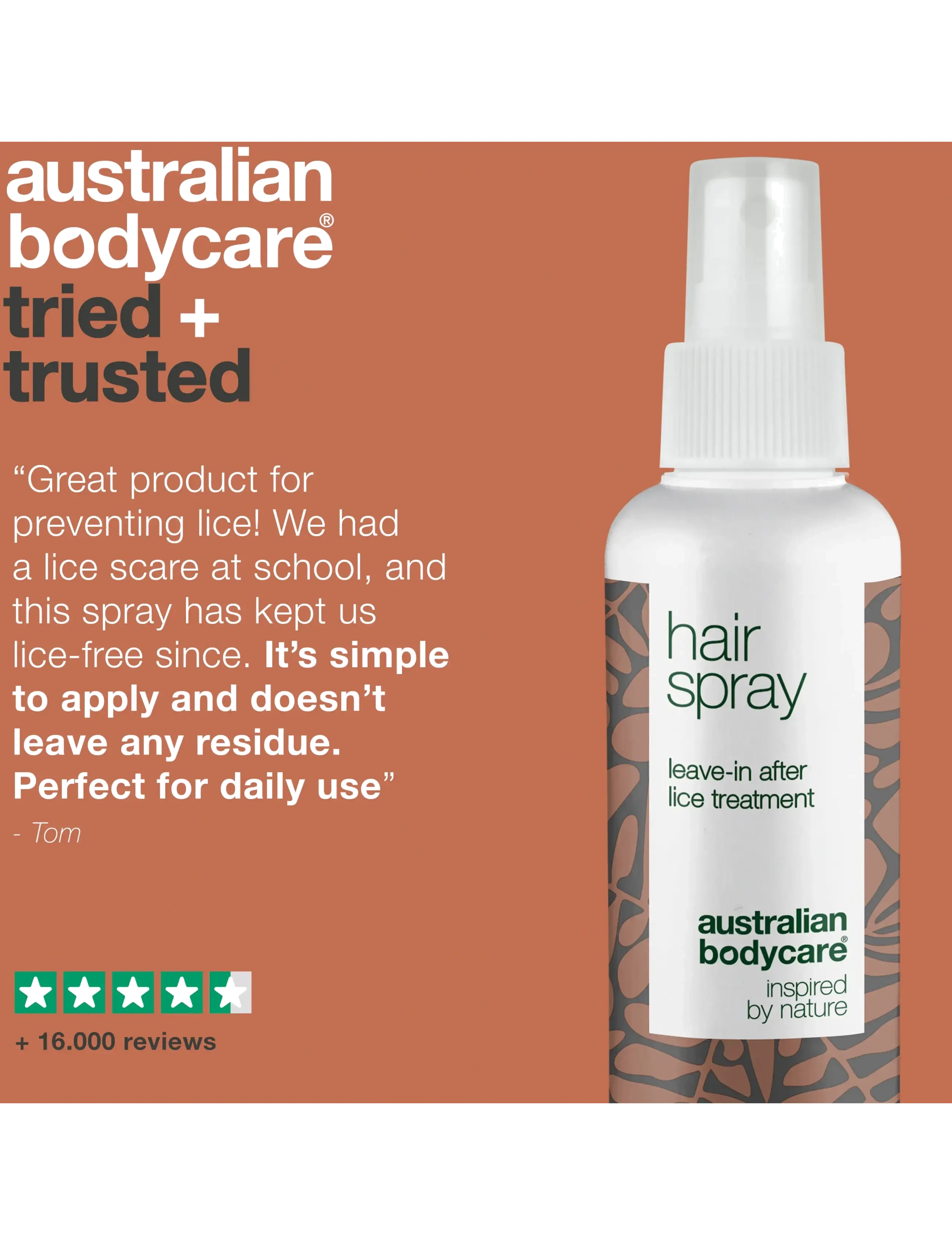 Australian Bodycare - Hair Spray 150 ml - hiusten tehohoidot - clear - 4