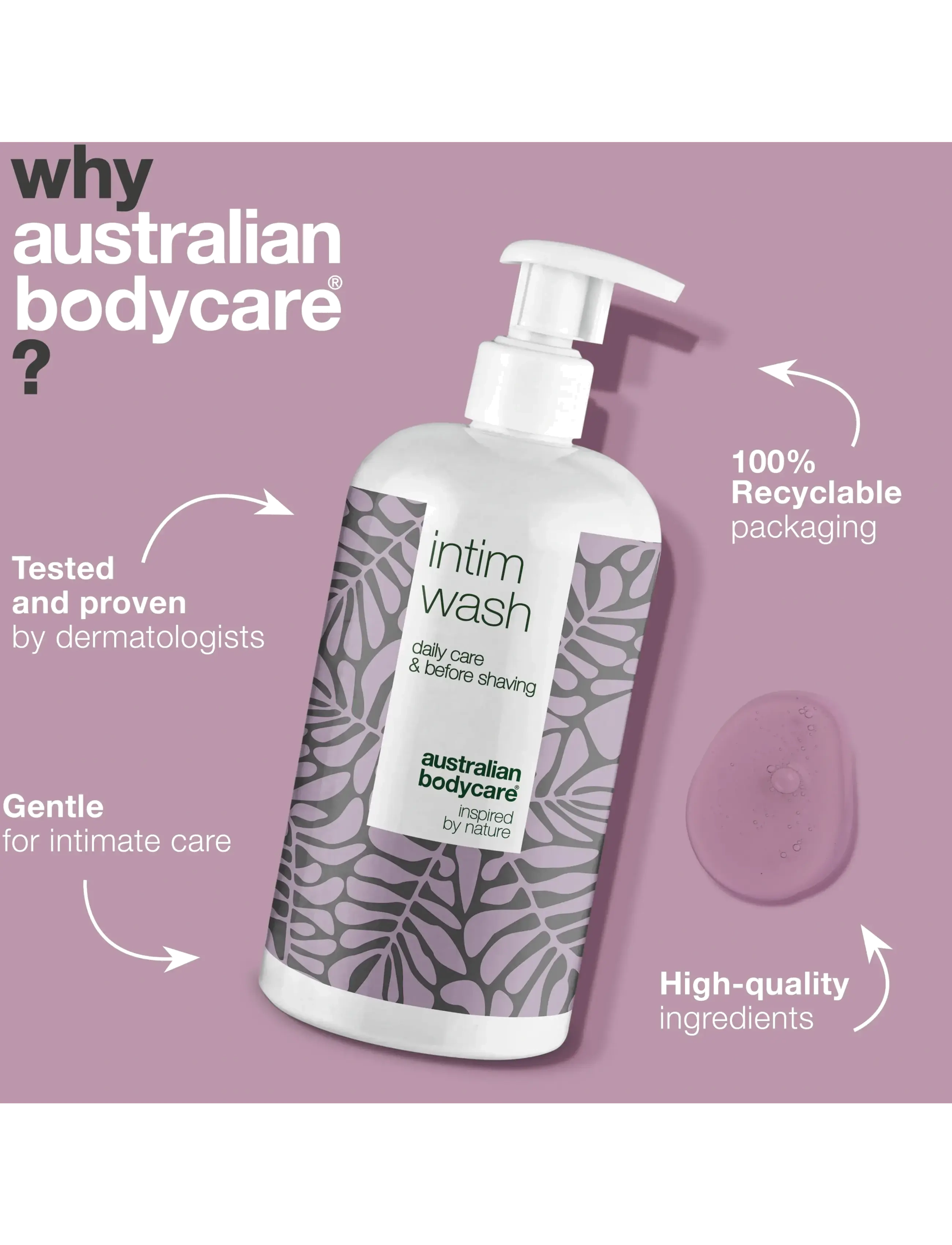 Australian Bodycare - Intim Wash for daily intimate hygiene - 500 ml - intimvask - no color - 4