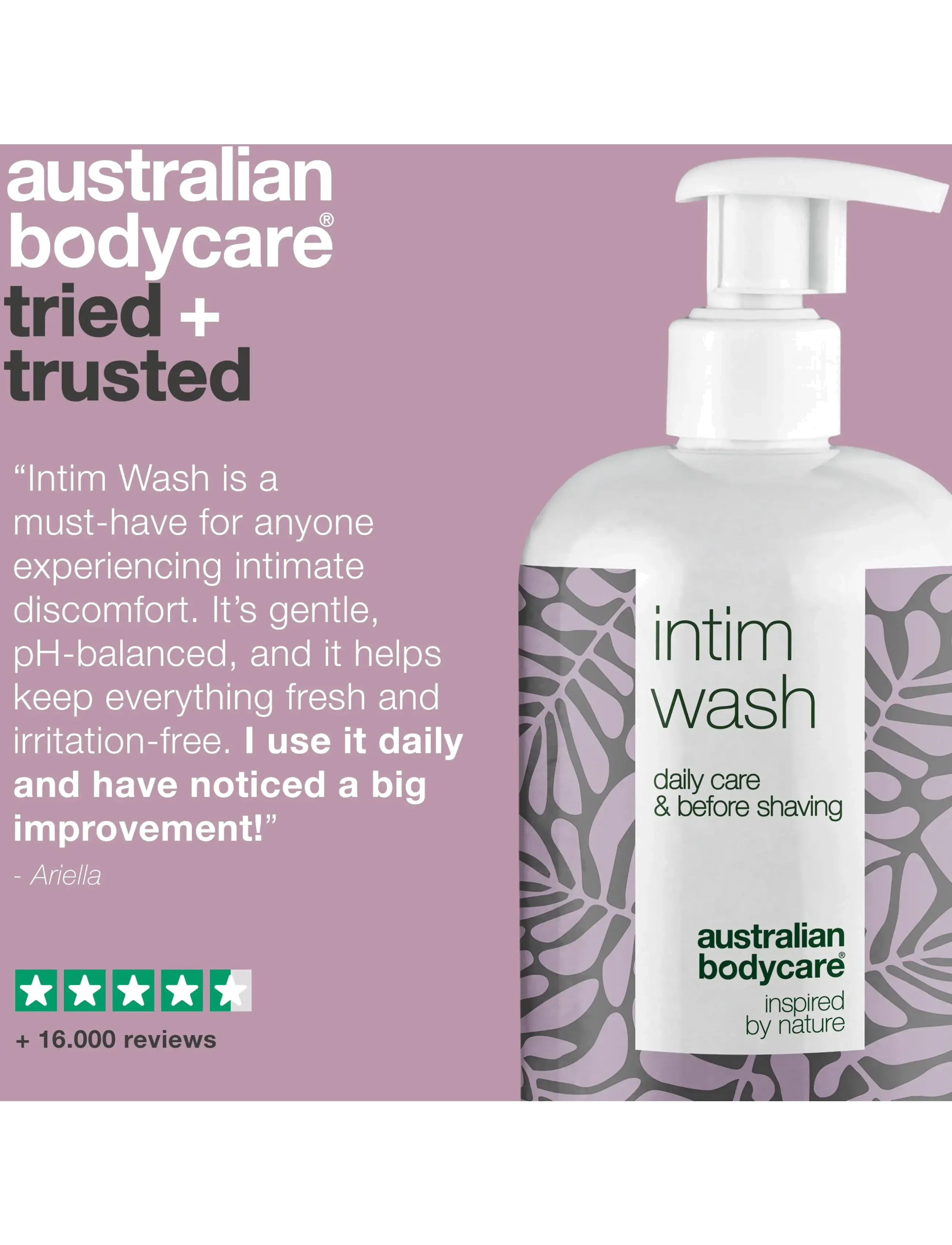 Australian Bodycare - Intim Wash for daily intimate hygiene - 500 ml - intimvask - no color - 5