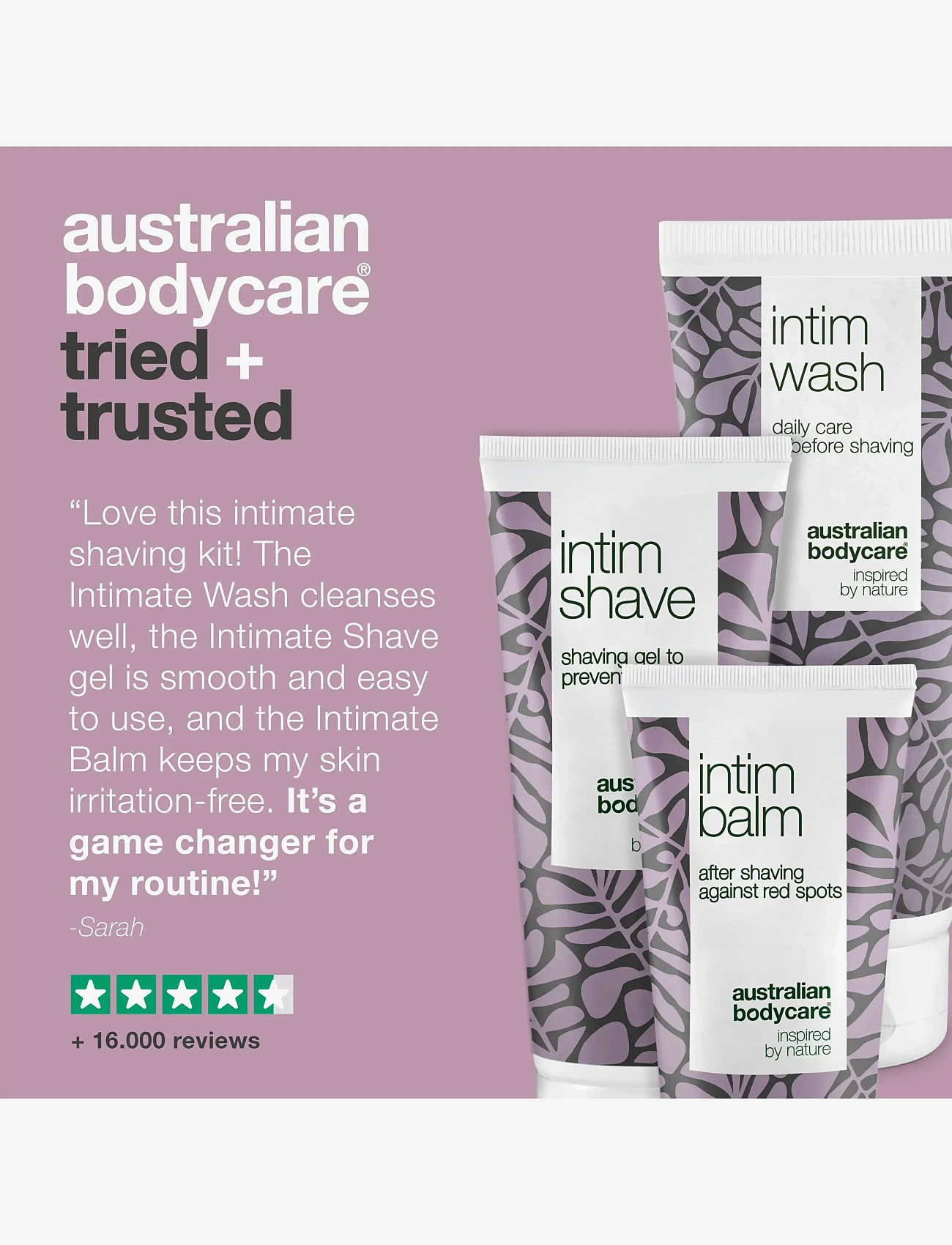 Australian Bodycare - 3 Shaving Products against red spots after intimate shaving - 3 pcs. - no color - 5