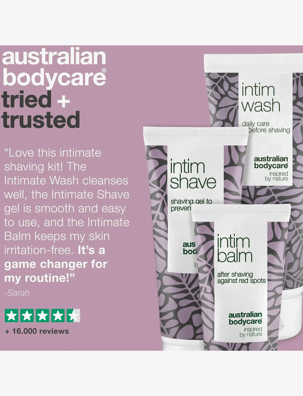 Australian Bodycare - 3 Shaving Products against red spots after intimate shaving - 3 pcs. - no color - 5