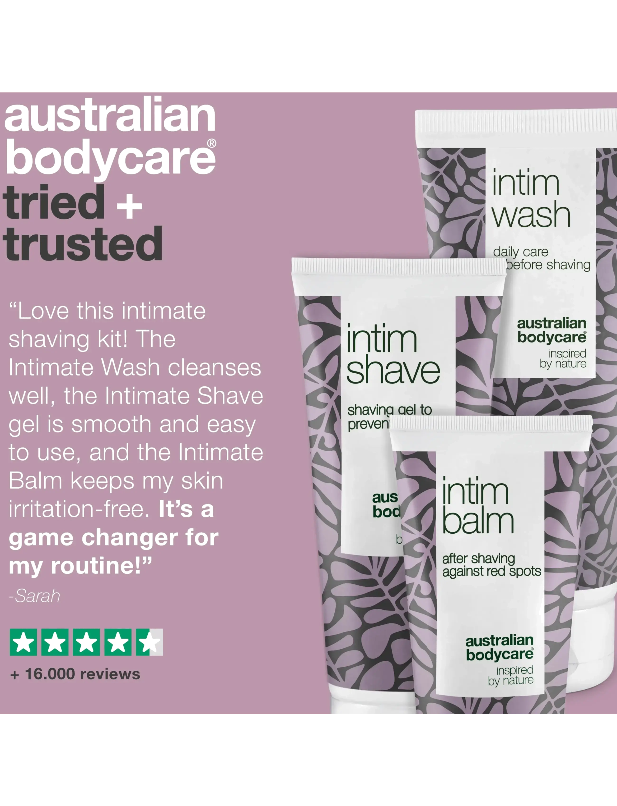 Australian Bodycare - 3 Shaving Products against red spots after intimate shaving - 3 pcs. - intimvask - no color - 5