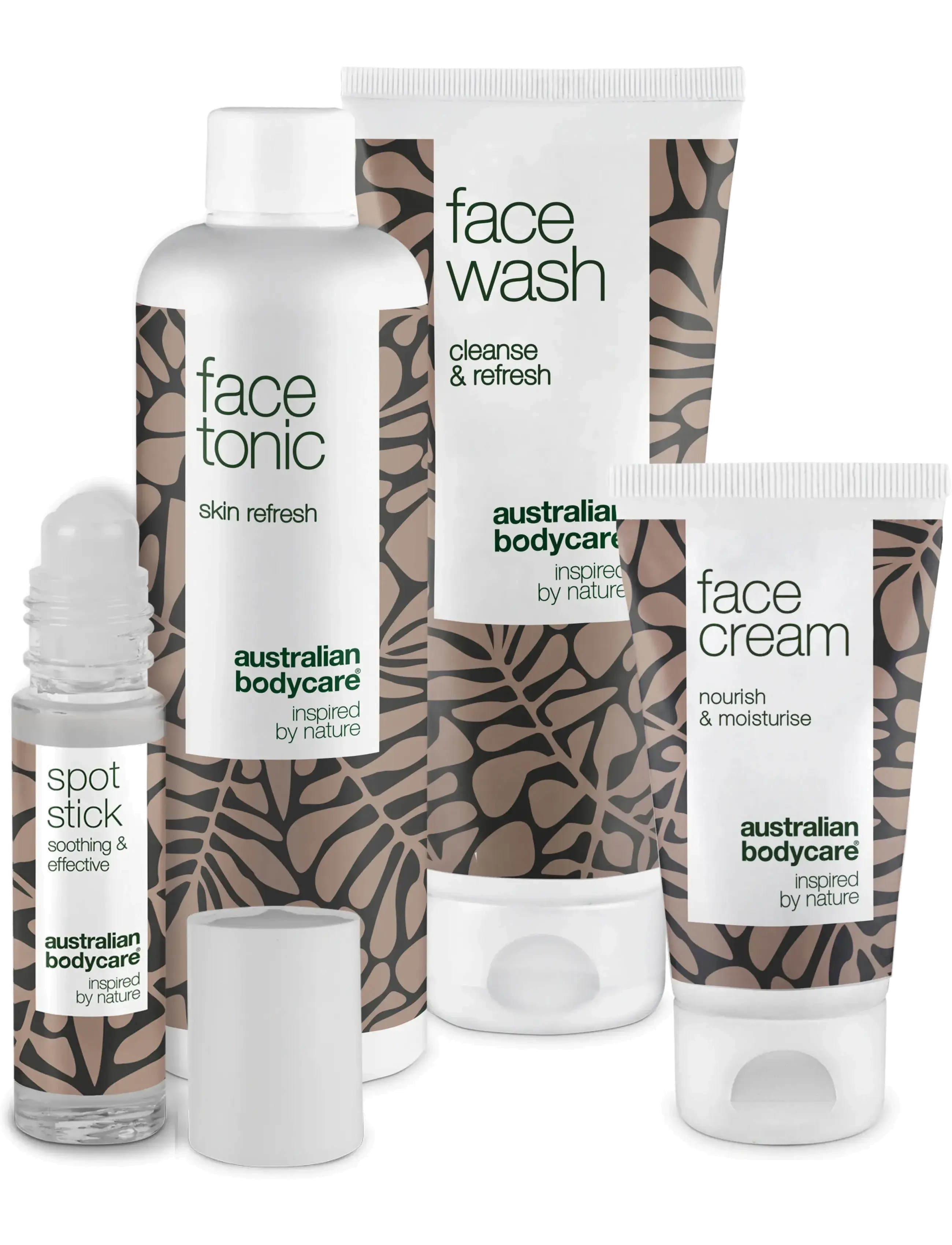 Australian Bodycare 4 Step Face Care - Complete Kit For Blemishes & Pimples - 4 Pcs, One Size REMOVE, Nude, Alle Sæt > Hudplejesæt, Dame