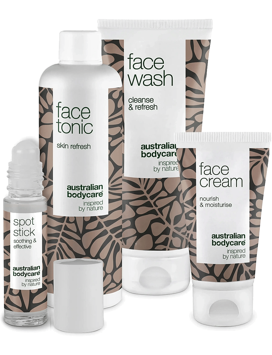 Australian Bodycare - 4 Step Face Care - complete kit for blemishes & pimples - 4 pcs - giftset - no color - 1