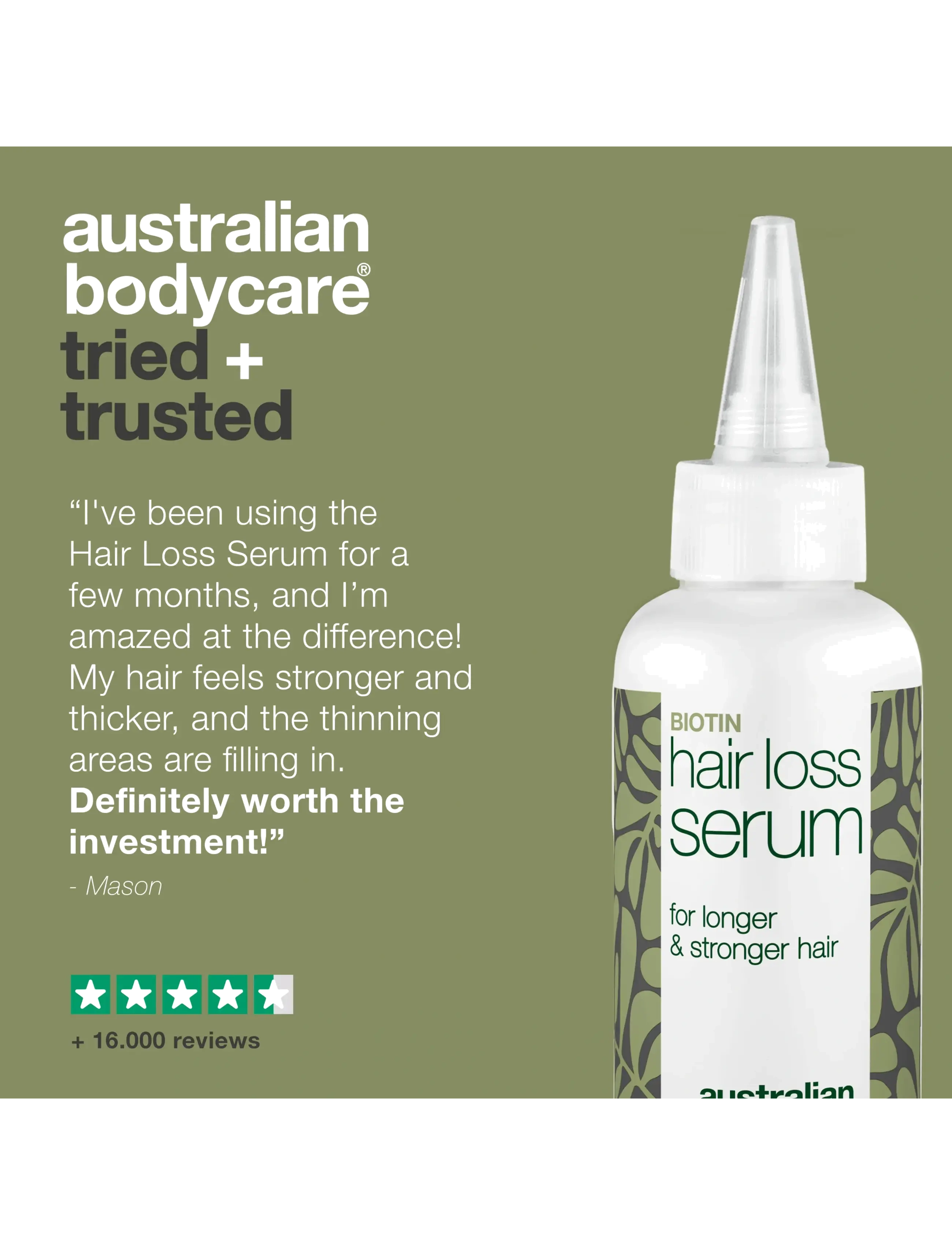 Australian Bodycare - Hair Loss Serum for thicker and stronger hair - 100 ml - galvos odos procedūros - no color - 5
