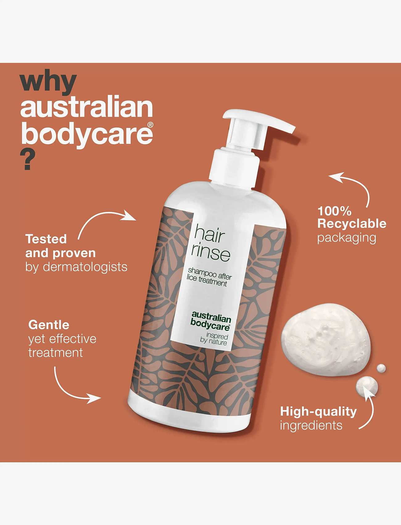 Australian Bodycare - Hair Rinse 500 ml - sjampó - clear - 3