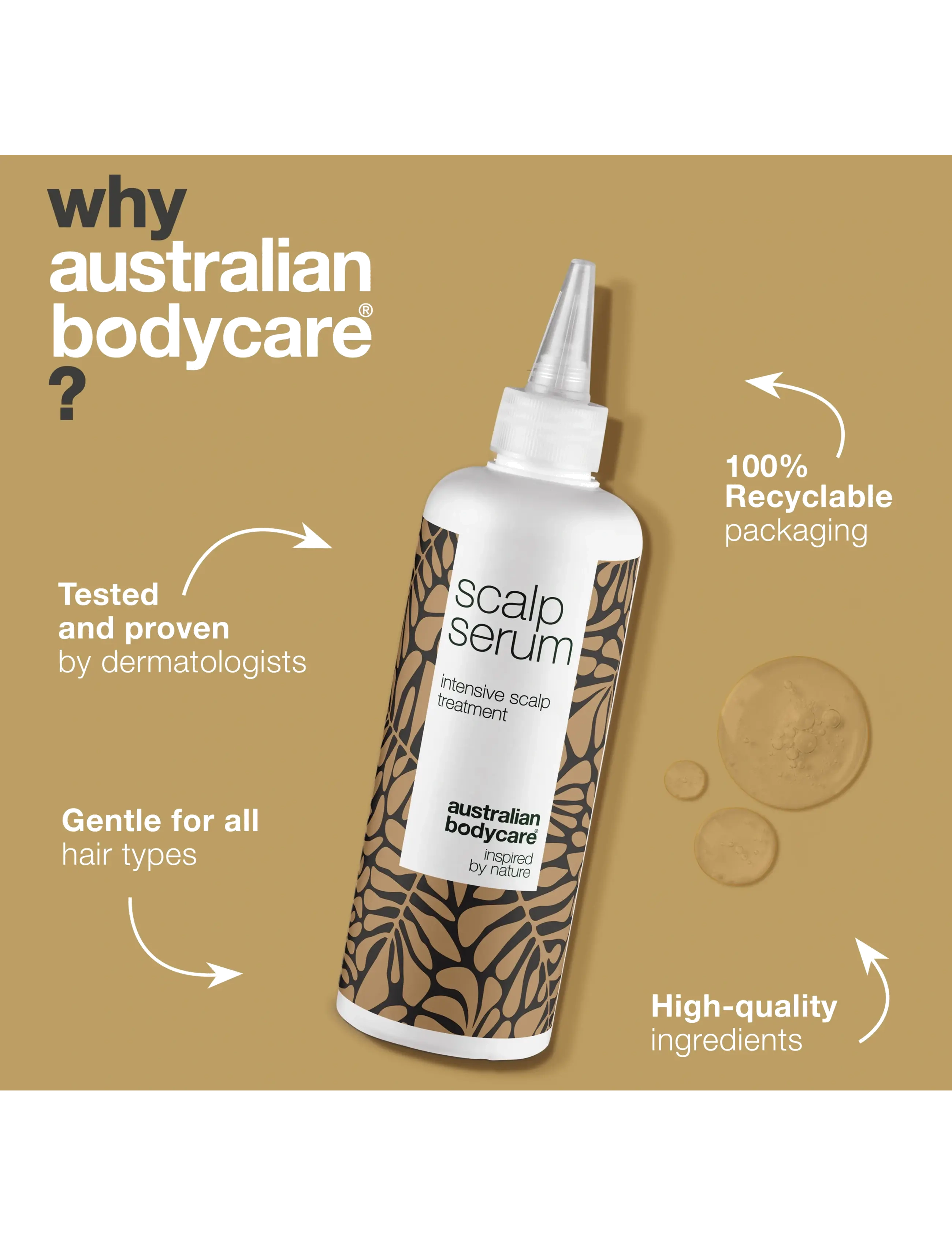 Australian Bodycare - Scalp Serum Intensive scalp treatment - 250 ml - hårkur - no color - 4
