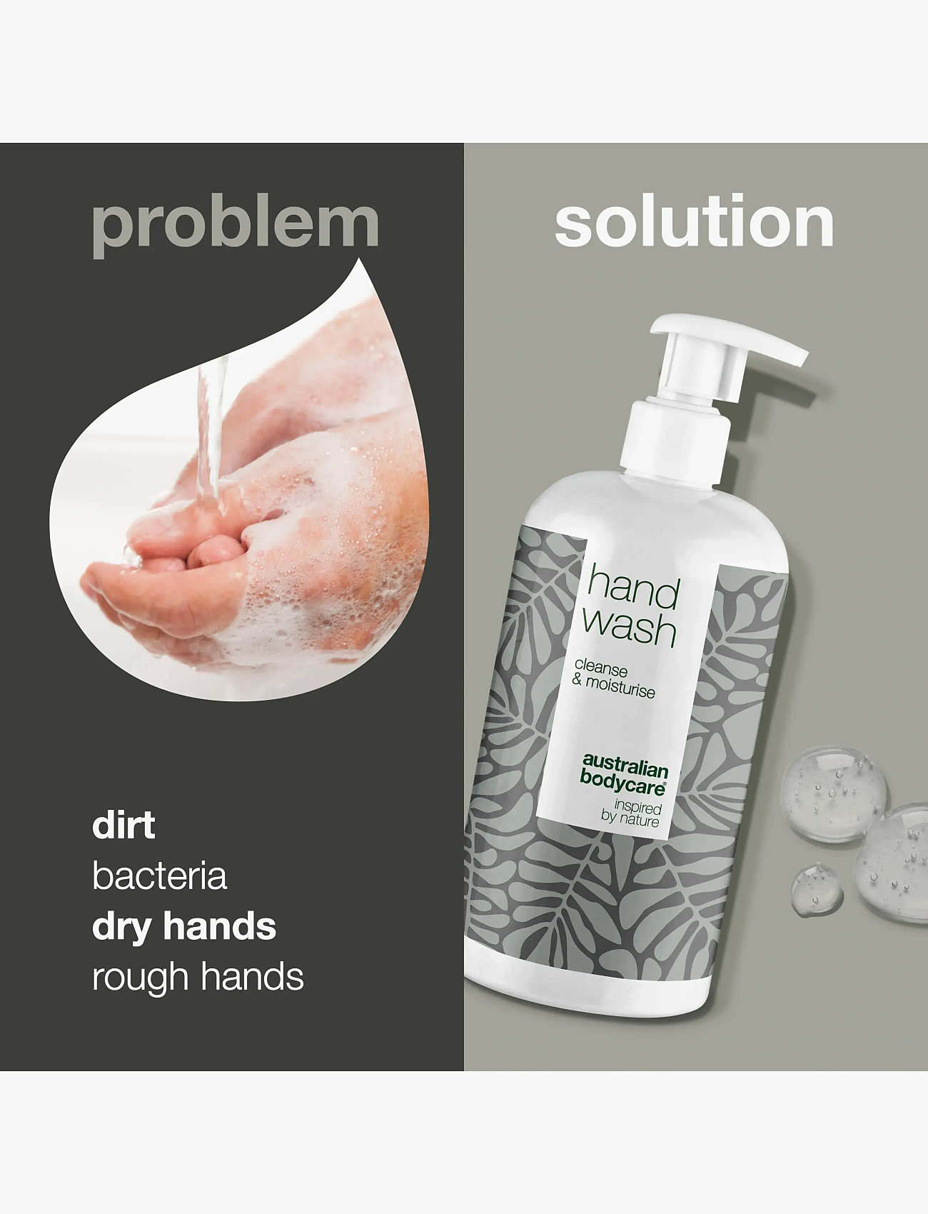 Australian Bodycare - Hand Wash with Tea tree Oil for clean hands - 500 ml - flydende sæber - no color - 2
