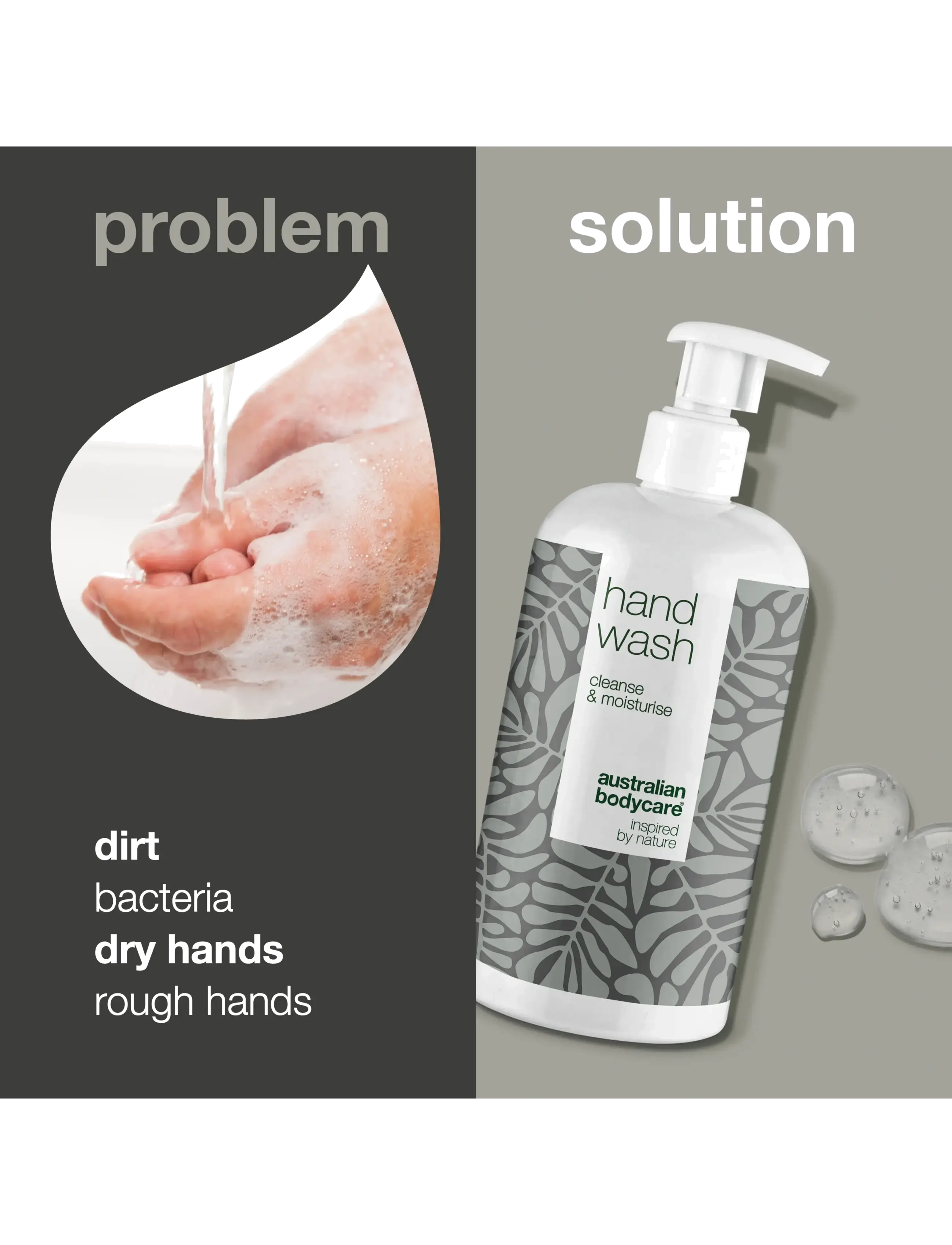Australian Bodycare - Hand Wash with Tea tree Oil for clean hands - 500 ml - flydende sæber - no color - 2