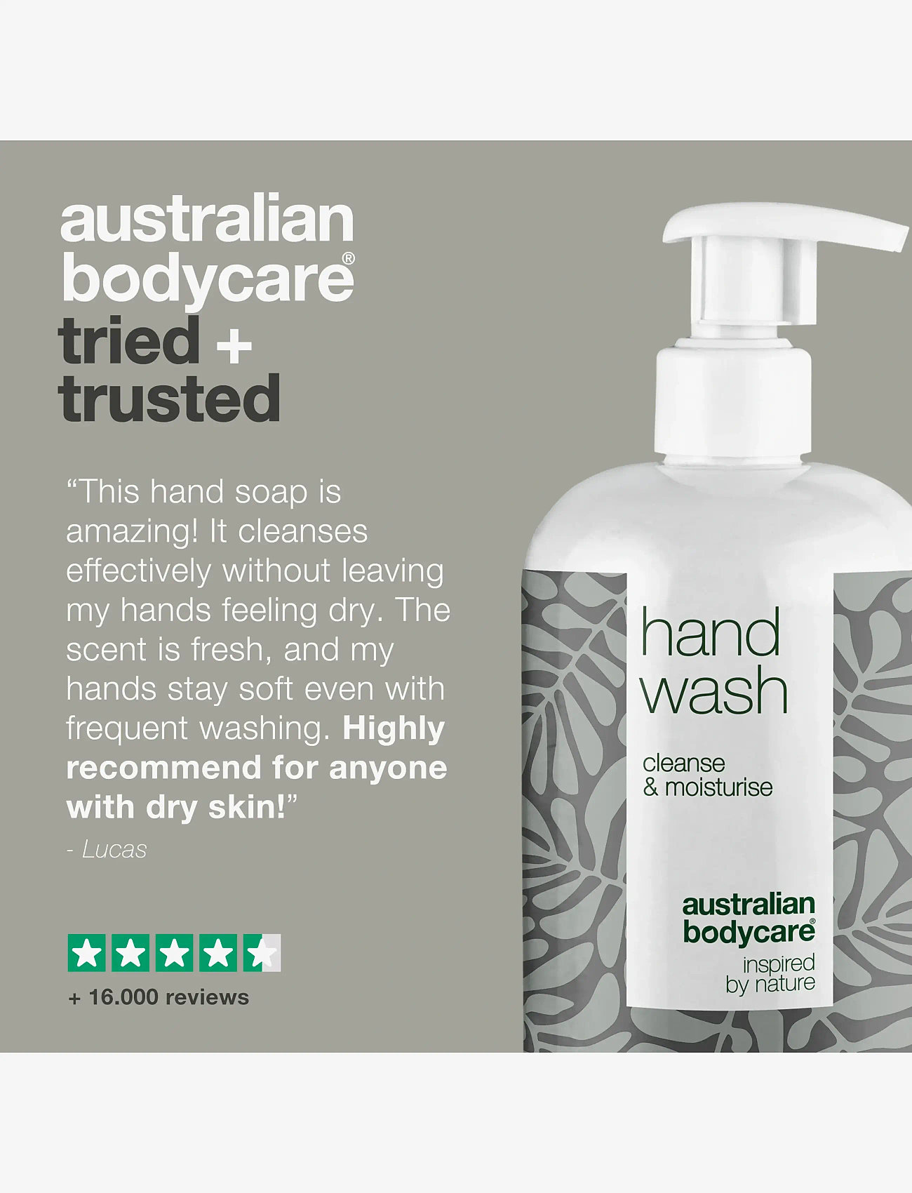 Australian Bodycare - Hand Wash with Tea tree Oil for clean hands - 500 ml - flydende sæber - no color - 5