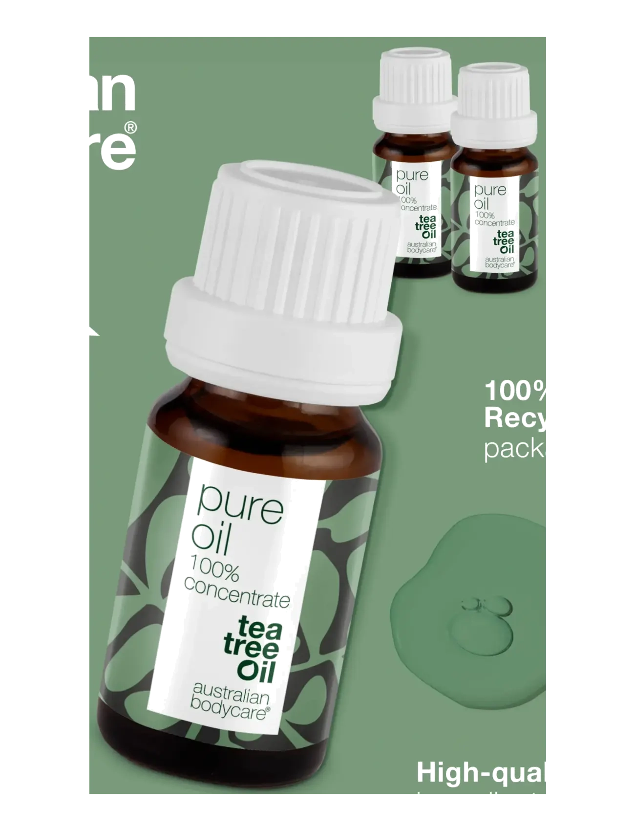 Australian Bodycare - 3x Tea Tree Oil – 100% concentrate - täsmähoito - no color - 4