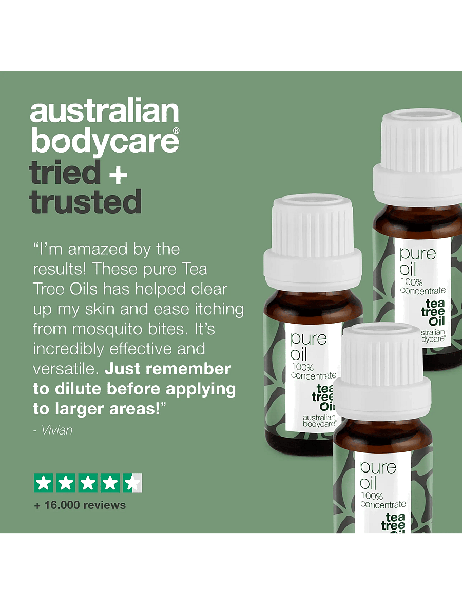 Australian Bodycare - 3x Tea Tree Oil – 100% concentrate - täsmähoito - no color - 5