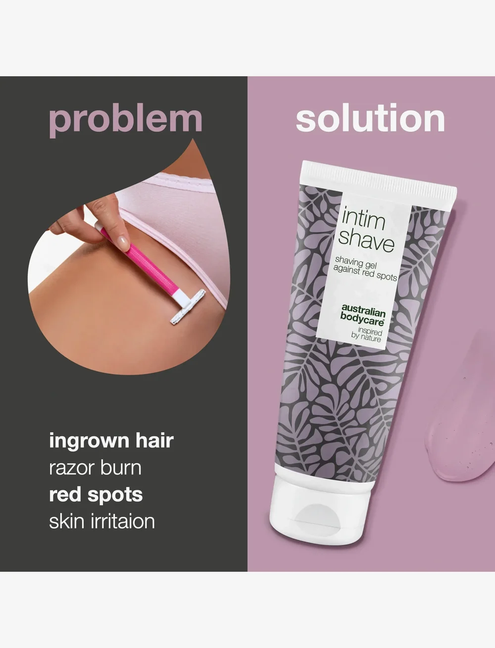 Australian Bodycare - Intim Shave - shave gel against red spots - 200 ml - raseerimine - no color - 2
