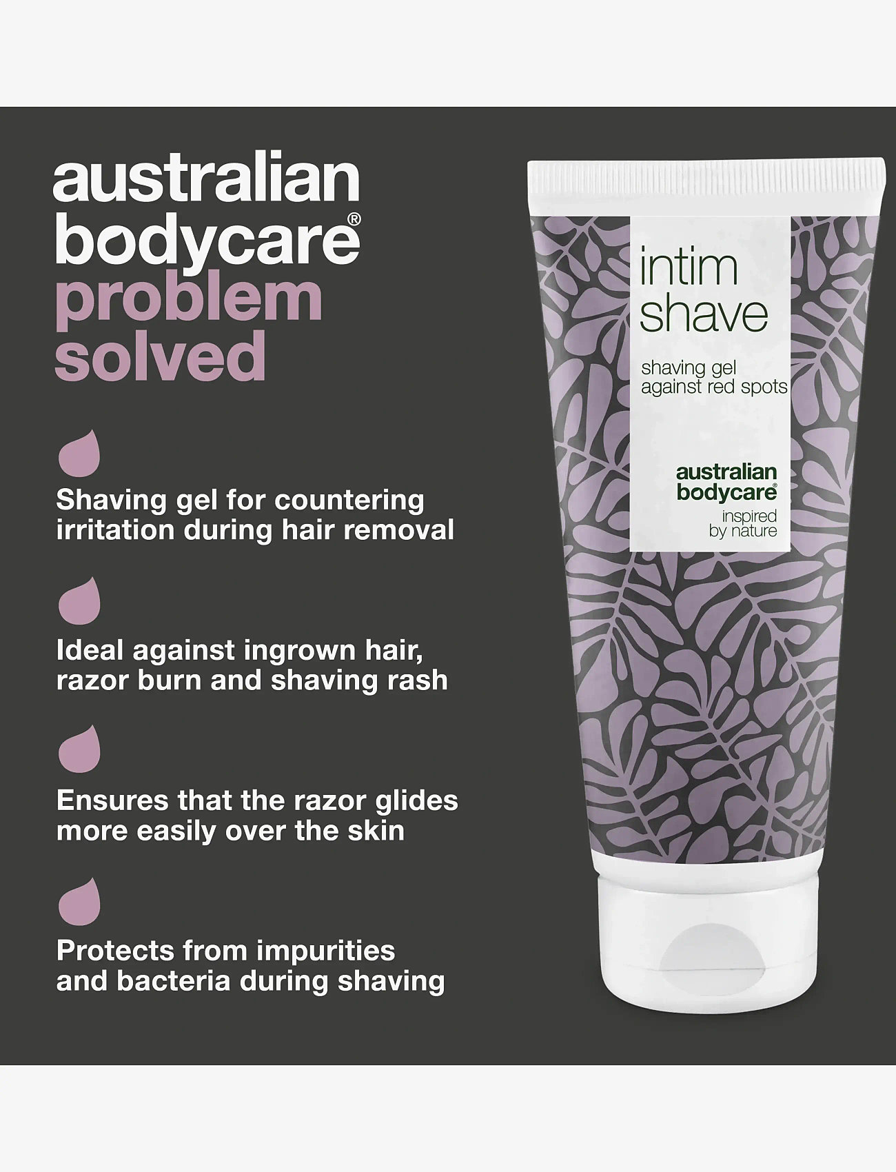 Australian Bodycare - Intim Shave - shave gel against red spots - 200 ml - barbering - no color - 3