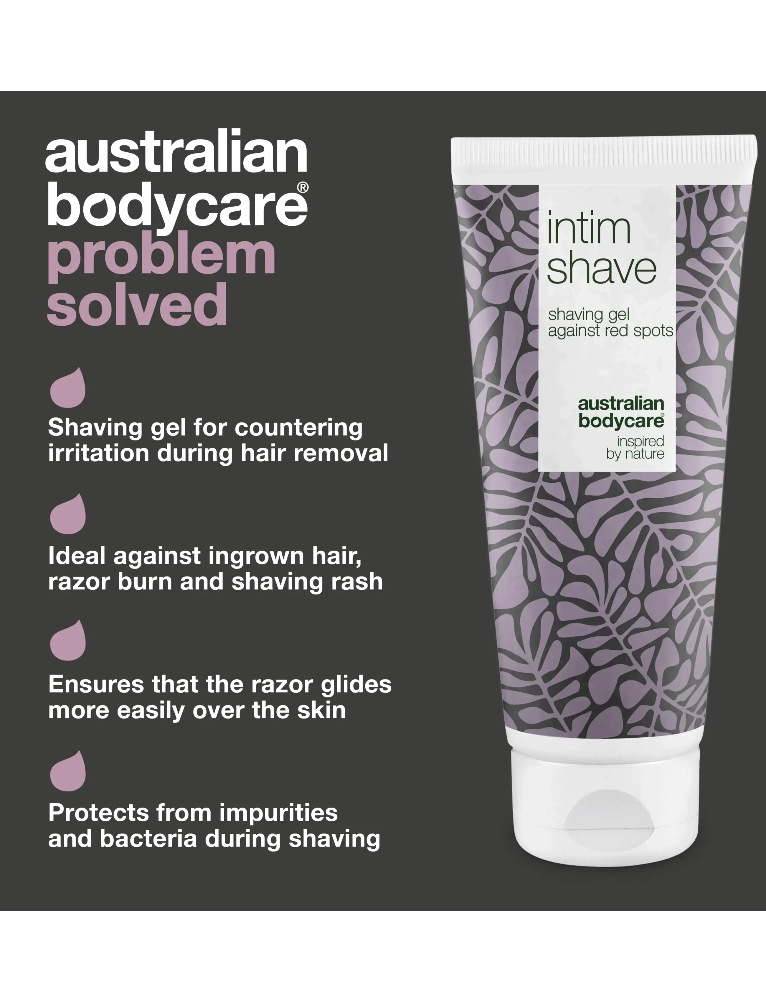 Australian Bodycare - Intim Shave - shave gel against red spots - 200 ml - barbering - no color - 3