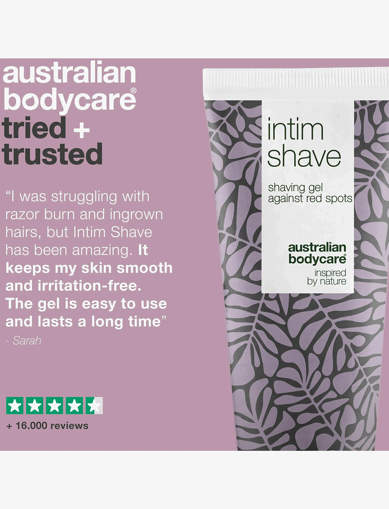 Australian Bodycare - Intim Shave - shave gel against red spots - 200 ml - barbering - no color - 5