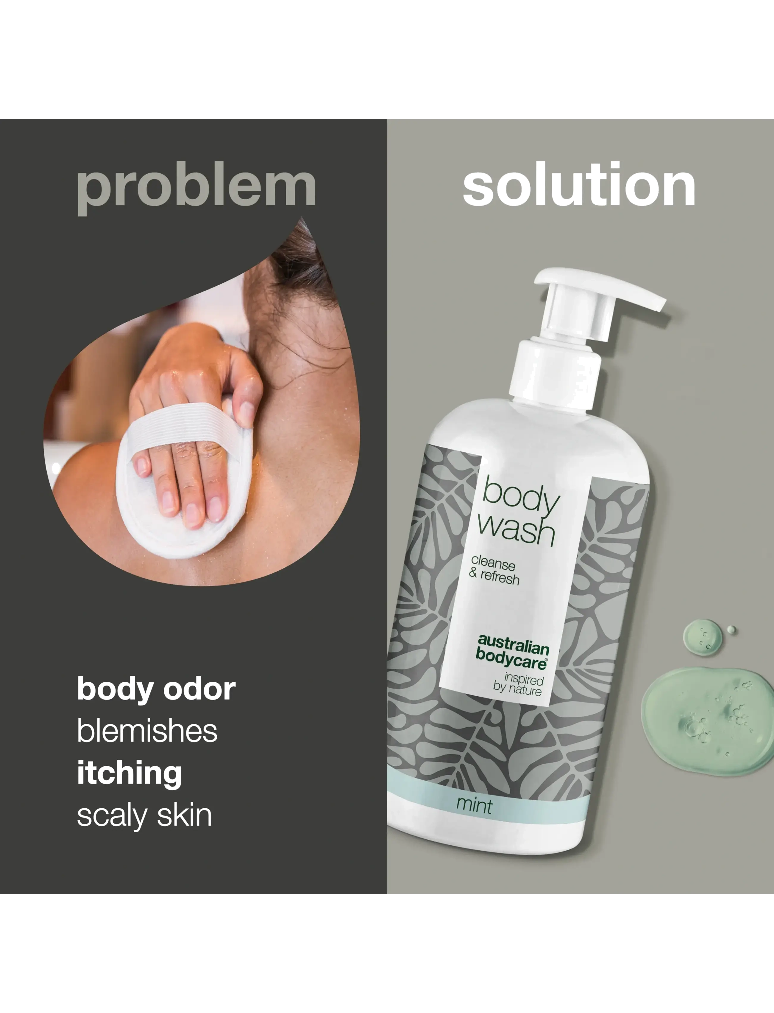 Australian Bodycare - Body Wash Mint 500 ml - duschgel & duscholjor  - clear - 1
