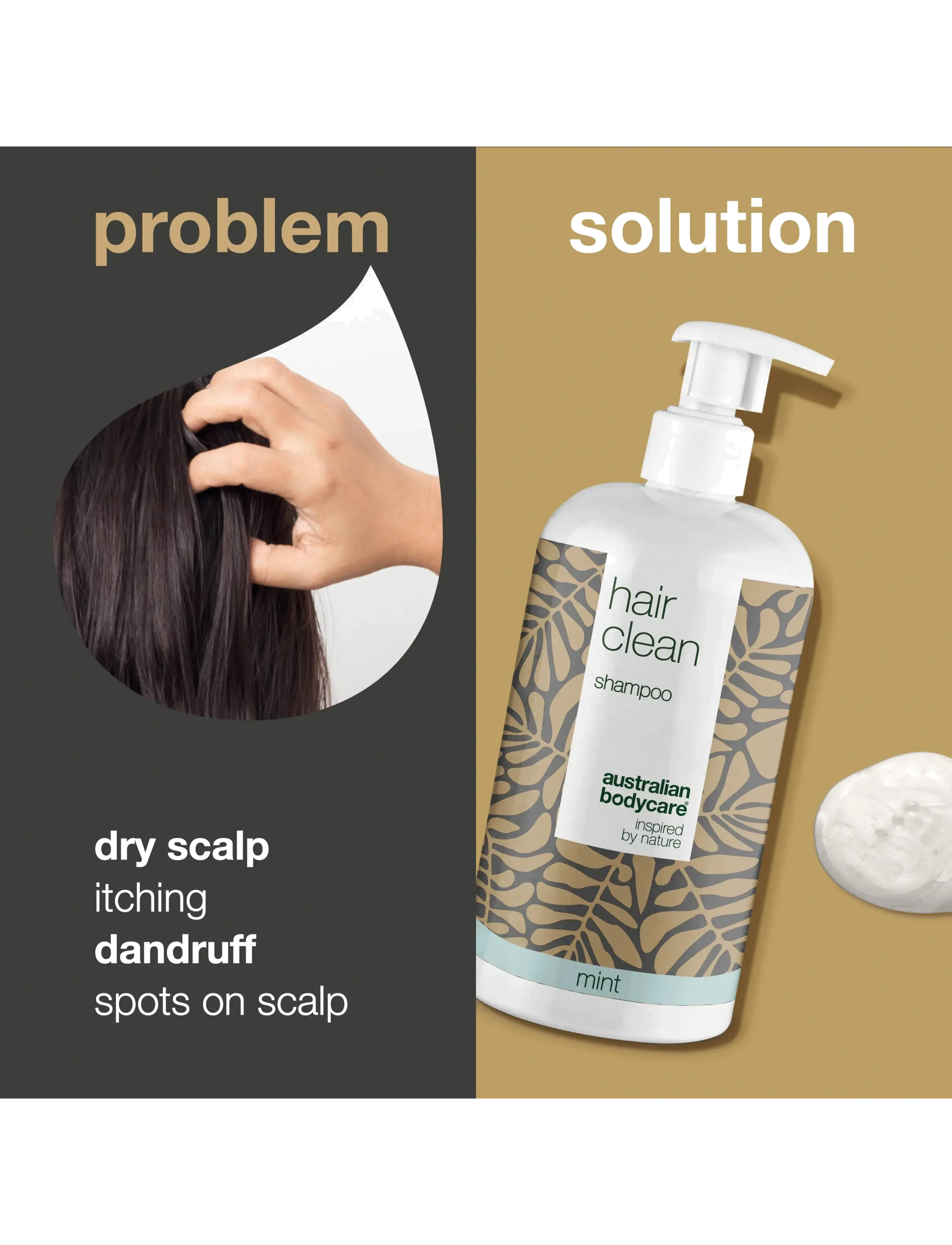 Australian Bodycare - Hair Clean Mint 500 ml - sjampó - clear - 1