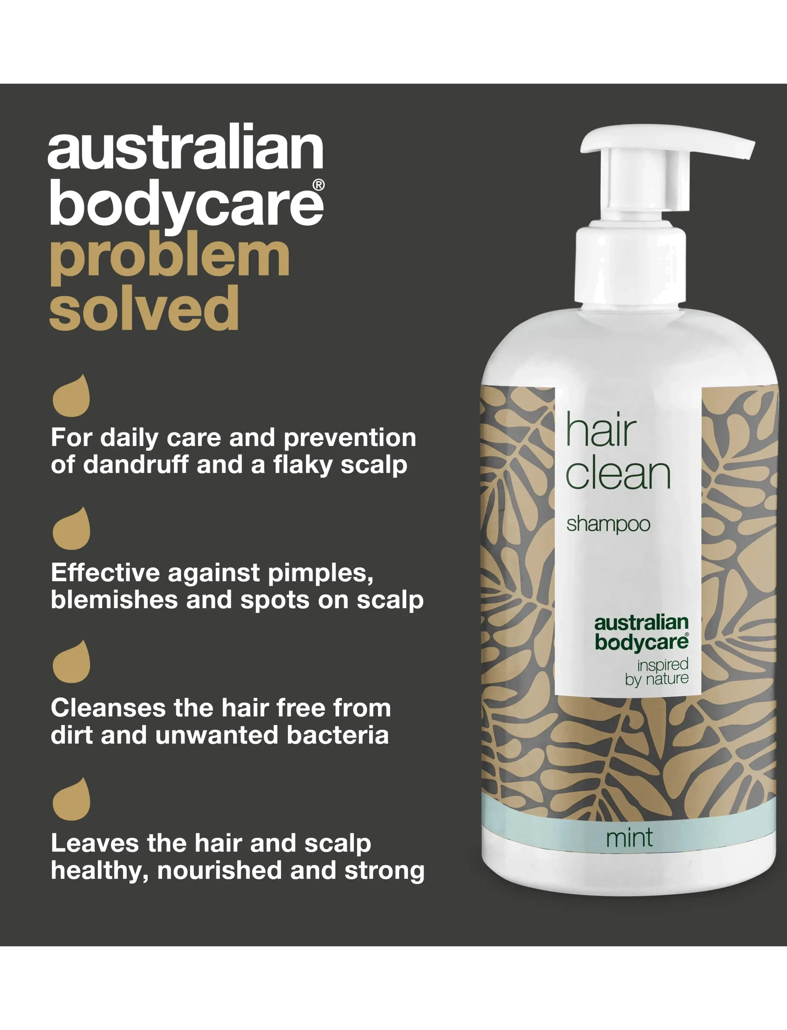 Australian Bodycare - Hair Clean Mint 500 ml - sjampó - clear - 2