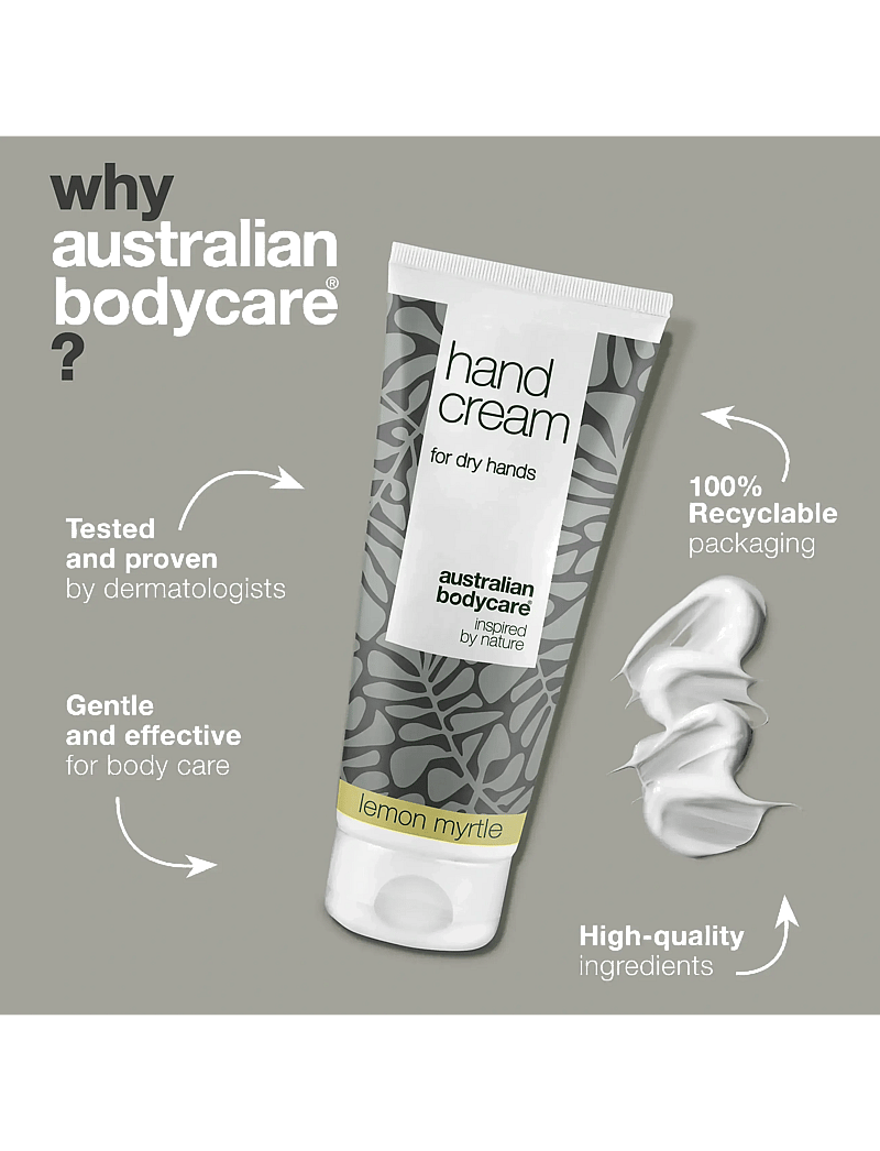 Australian Bodycare - Hand Cream for dry skin on hands - Lemon Myrtle - 100 ml - kätekreemid - no color - 4