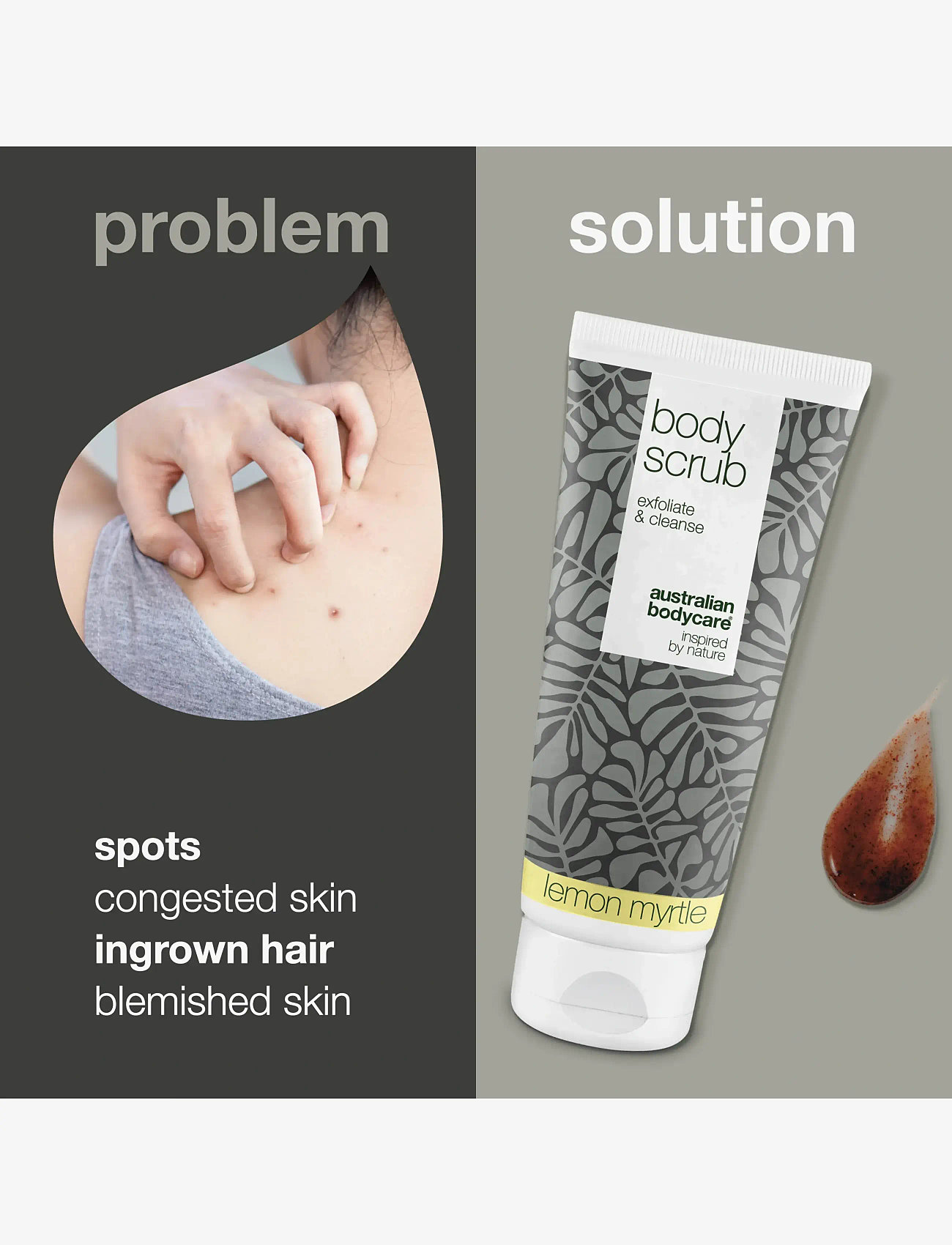 Australian Bodycare - Body scrub to exfoliate & cleanse - lemon myrtle - 200 ml - skrub & exfoliering - krop - no color - 2