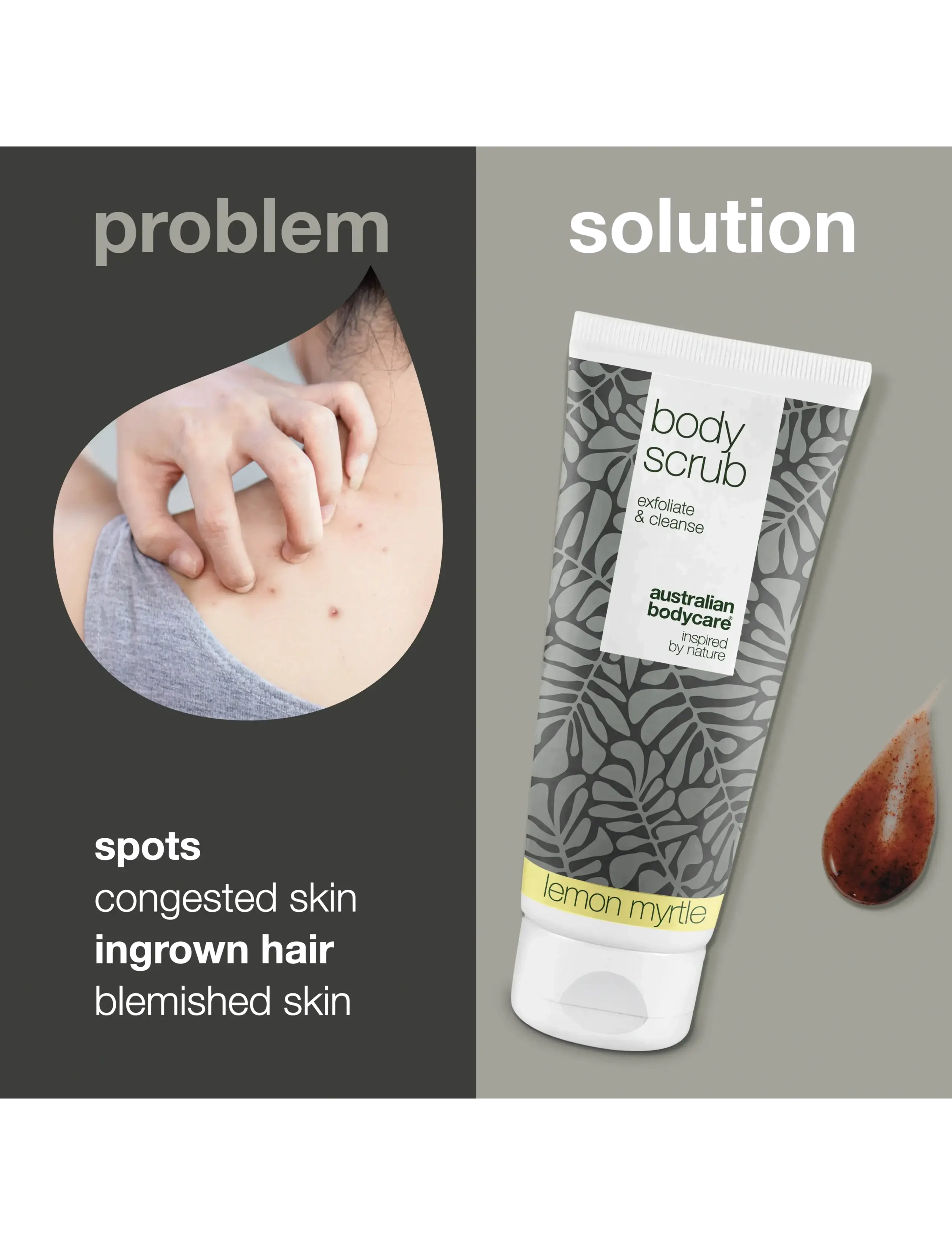 Australian Bodycare - Body scrub to exfoliate & cleanse - lemon myrtle - 200 ml - skrub & exfoliering - krop - no color - 2