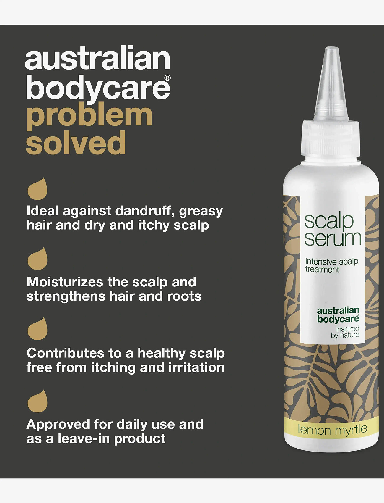 Australian Bodycare - Scalp Serum Intensive scalp treatment - Lemon Myrtle - 150ml - behandling - no color - 3