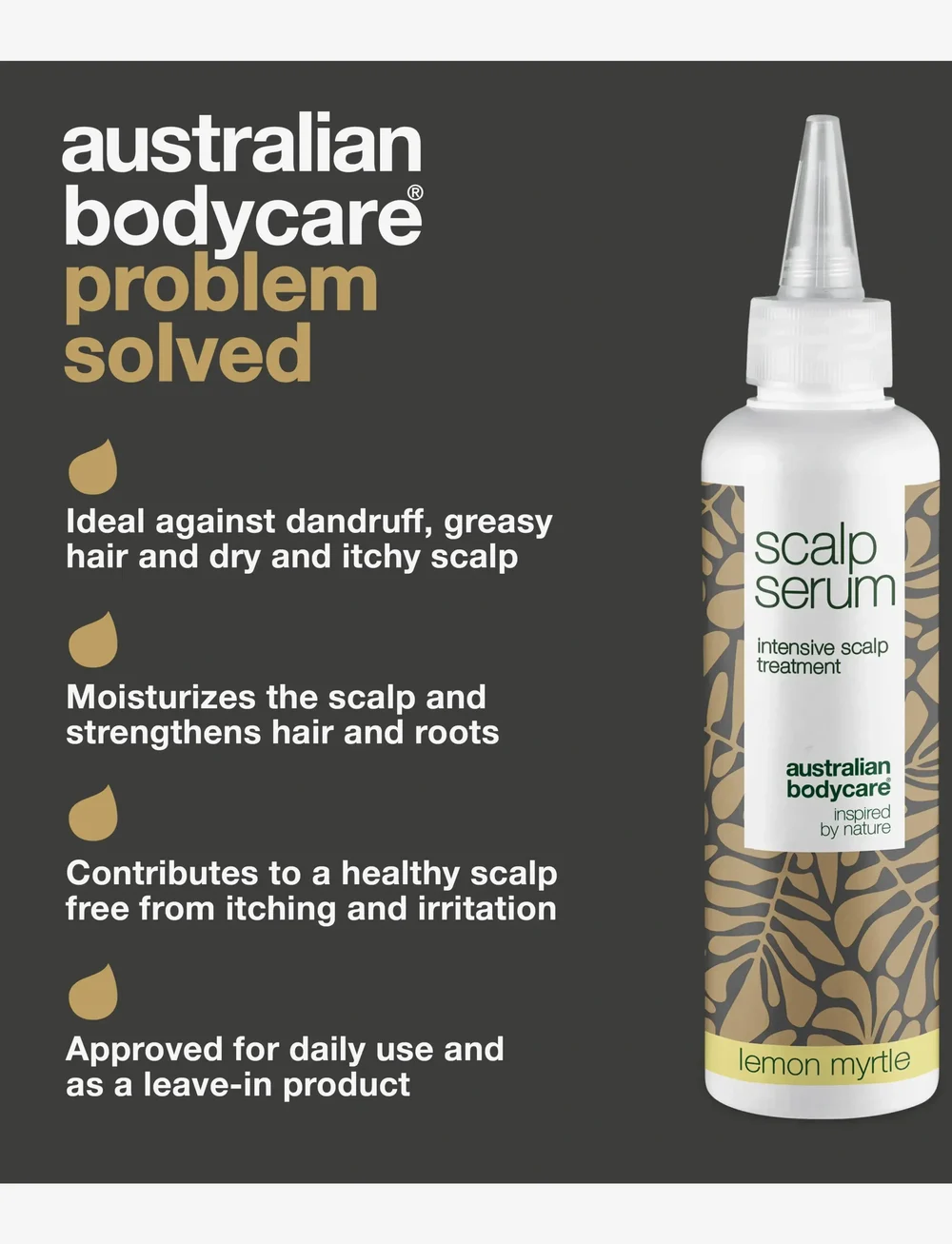 Australian Bodycare - Scalp Serum Intensive scalp treatment - Lemon Myrtle - 150ml - juuksehooldused - no color - 3