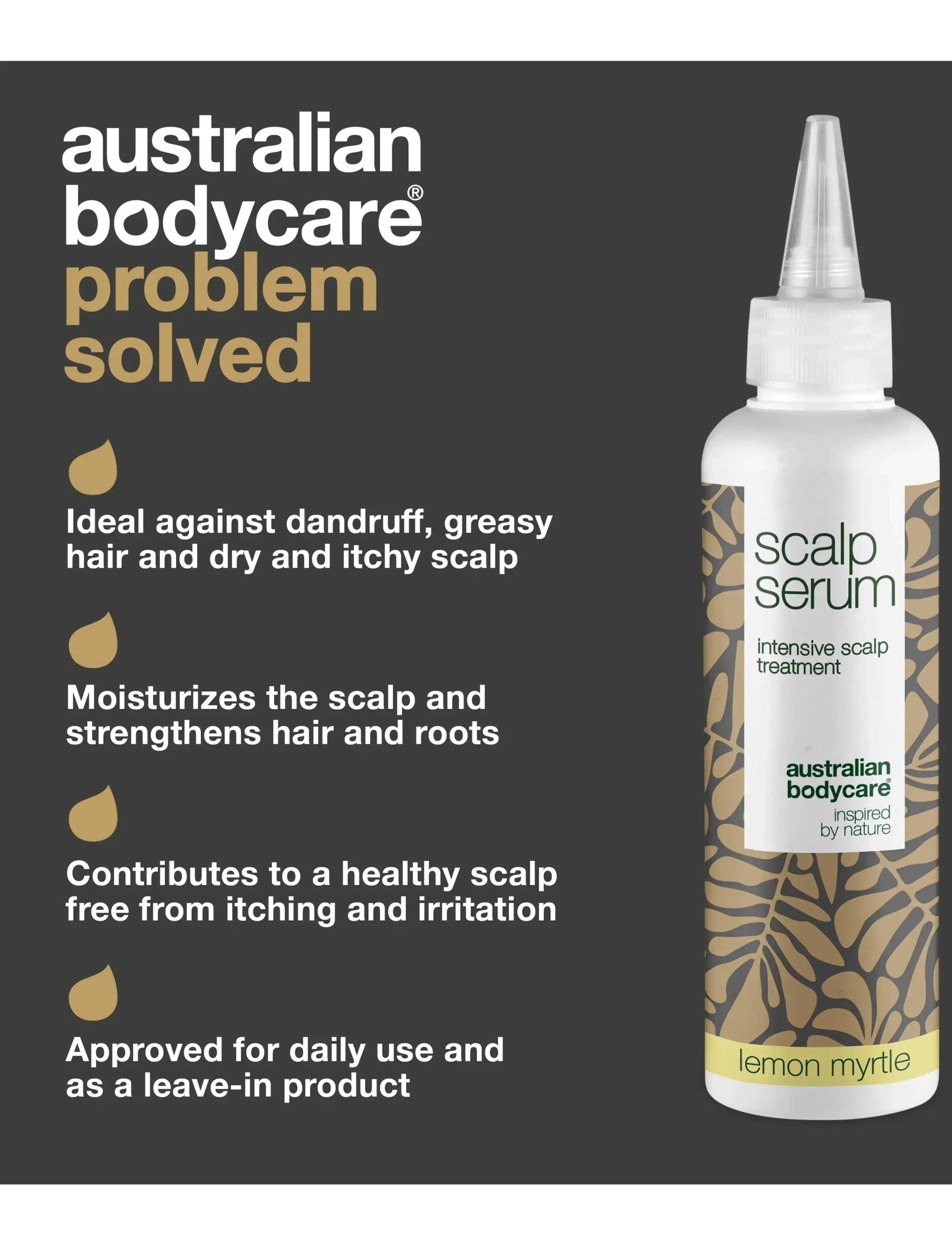 Australian Bodycare - Scalp Serum Intensive scalp treatment - Lemon Myrtle - 150ml - hårkur - no color - 3